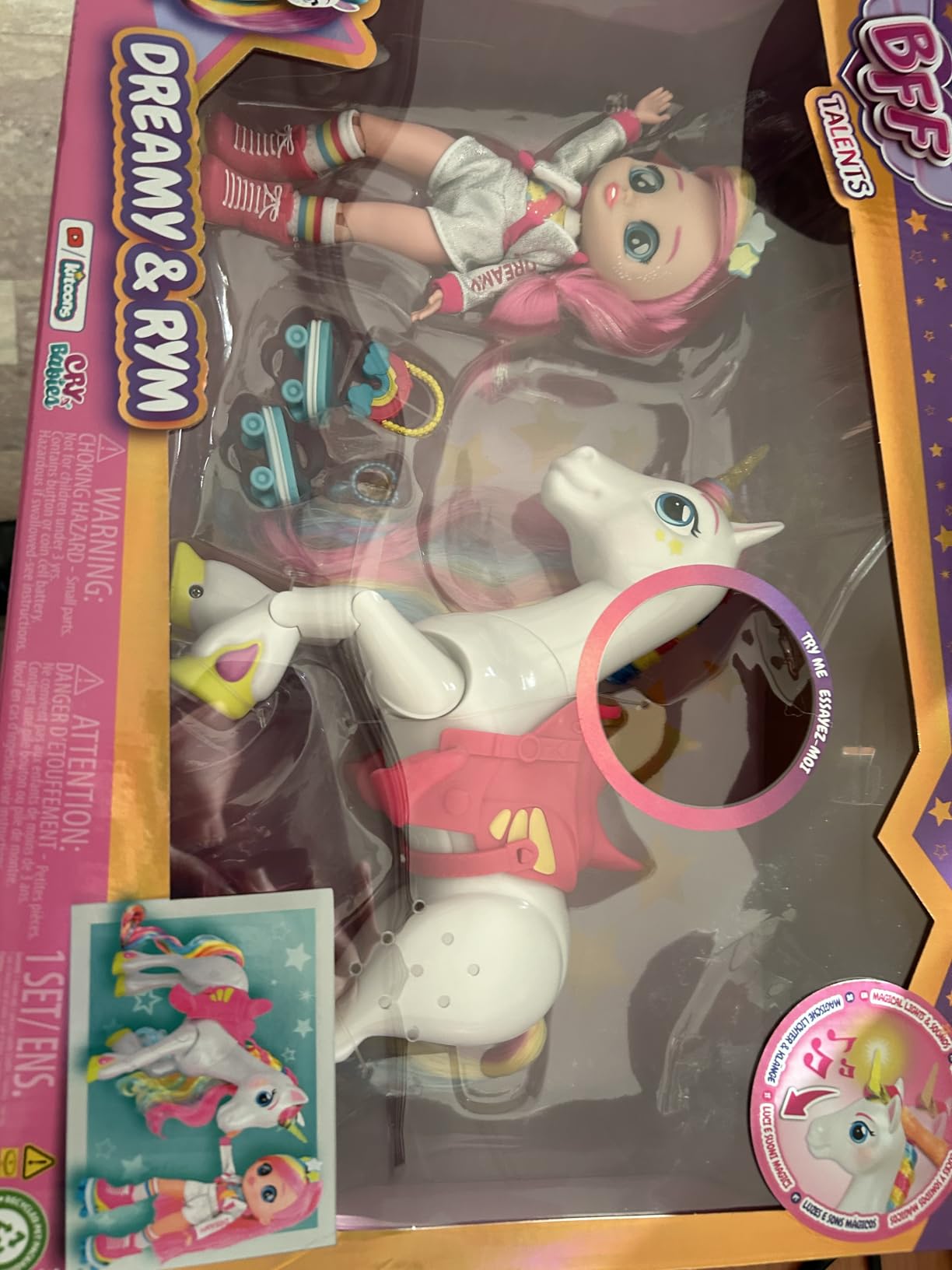 IMC Toys BFF Dreamy Rym bambola fashion con unicorno pack deluxe