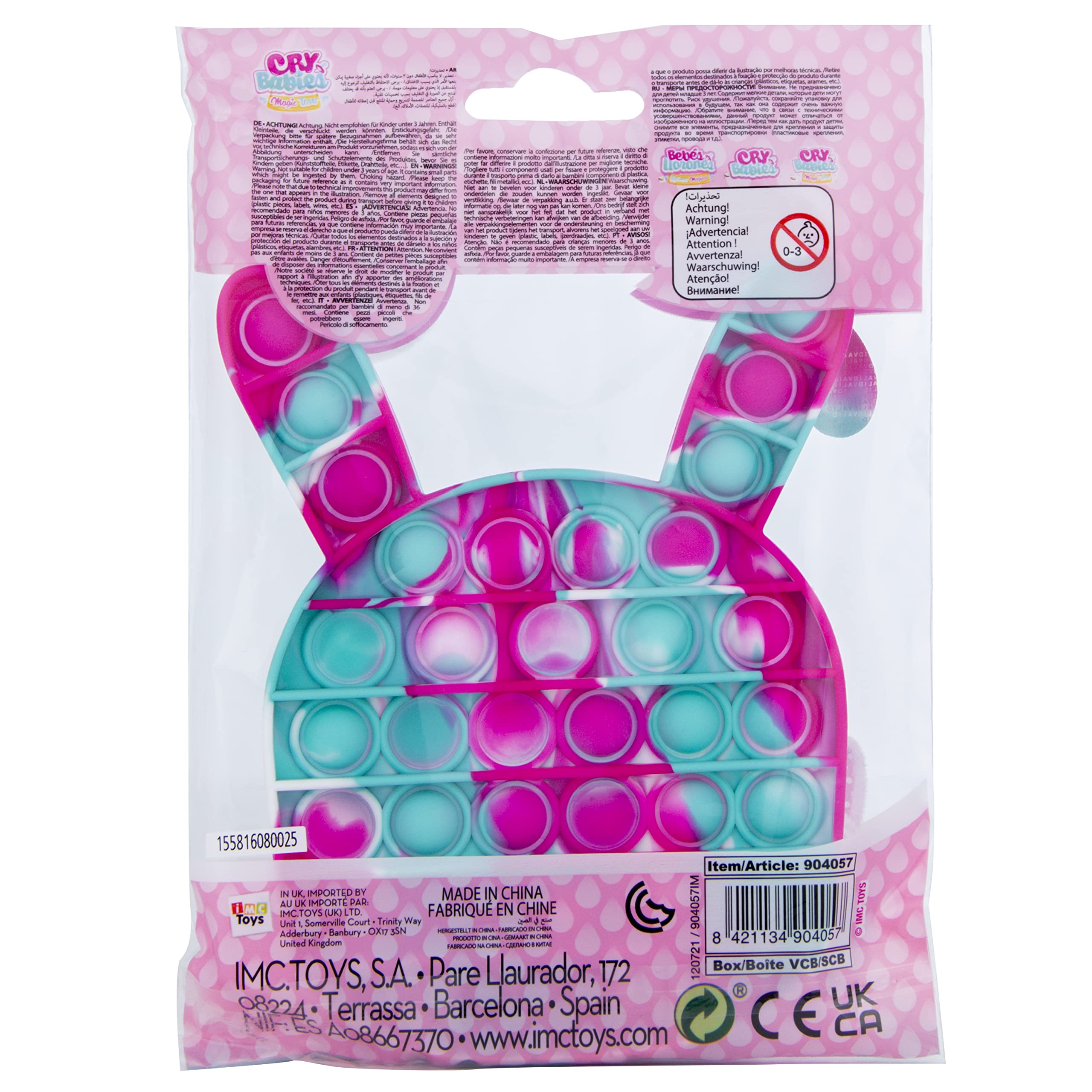 Cry Babies Magic Tears Pop It Coney gioco sensoriale antistress 3+ anni