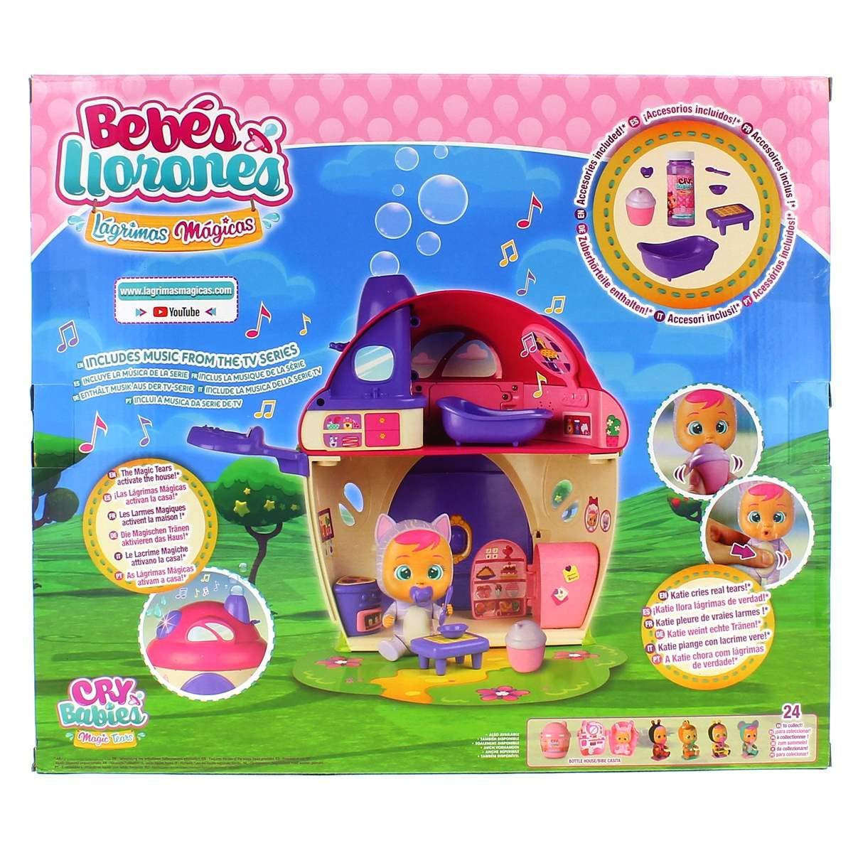 Cry Babies Magic Tears Casa Katie playset bambola 3 anni