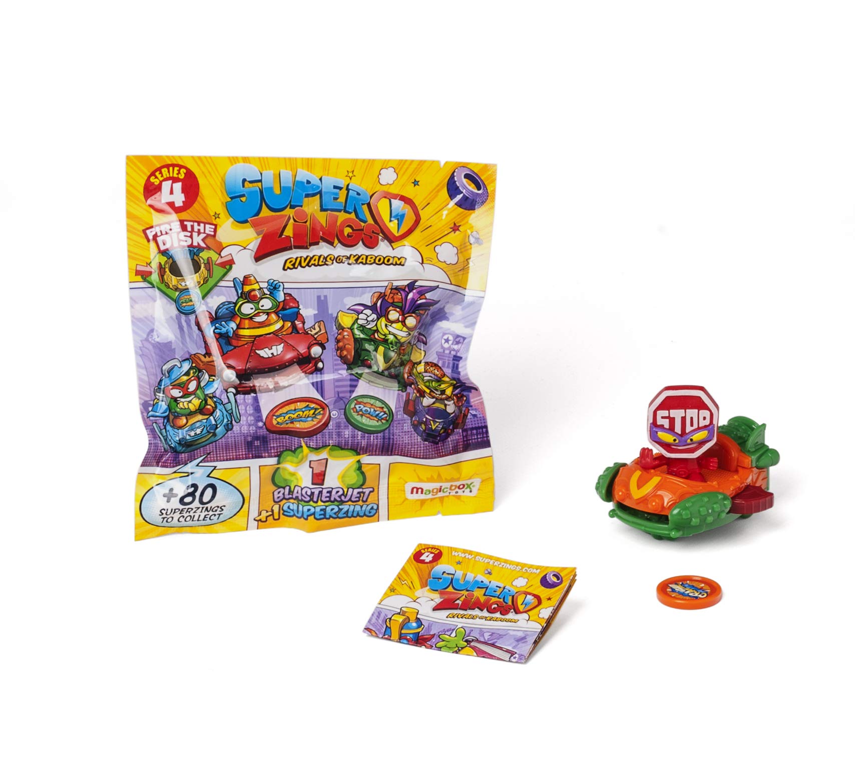 SuperThings Serie 4 display 24 blasterjet veicoli e figure