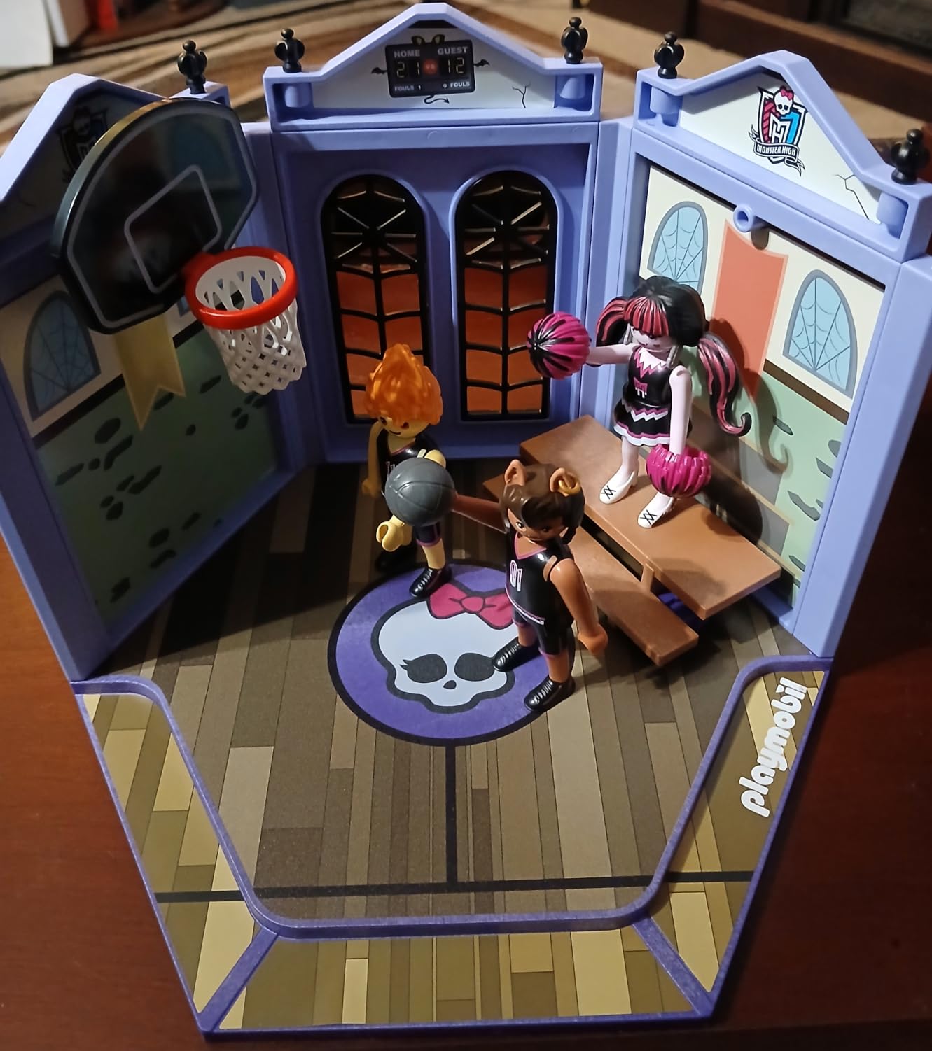 Playmobil Monster High 72144 Palestra con basket e Draculaura
