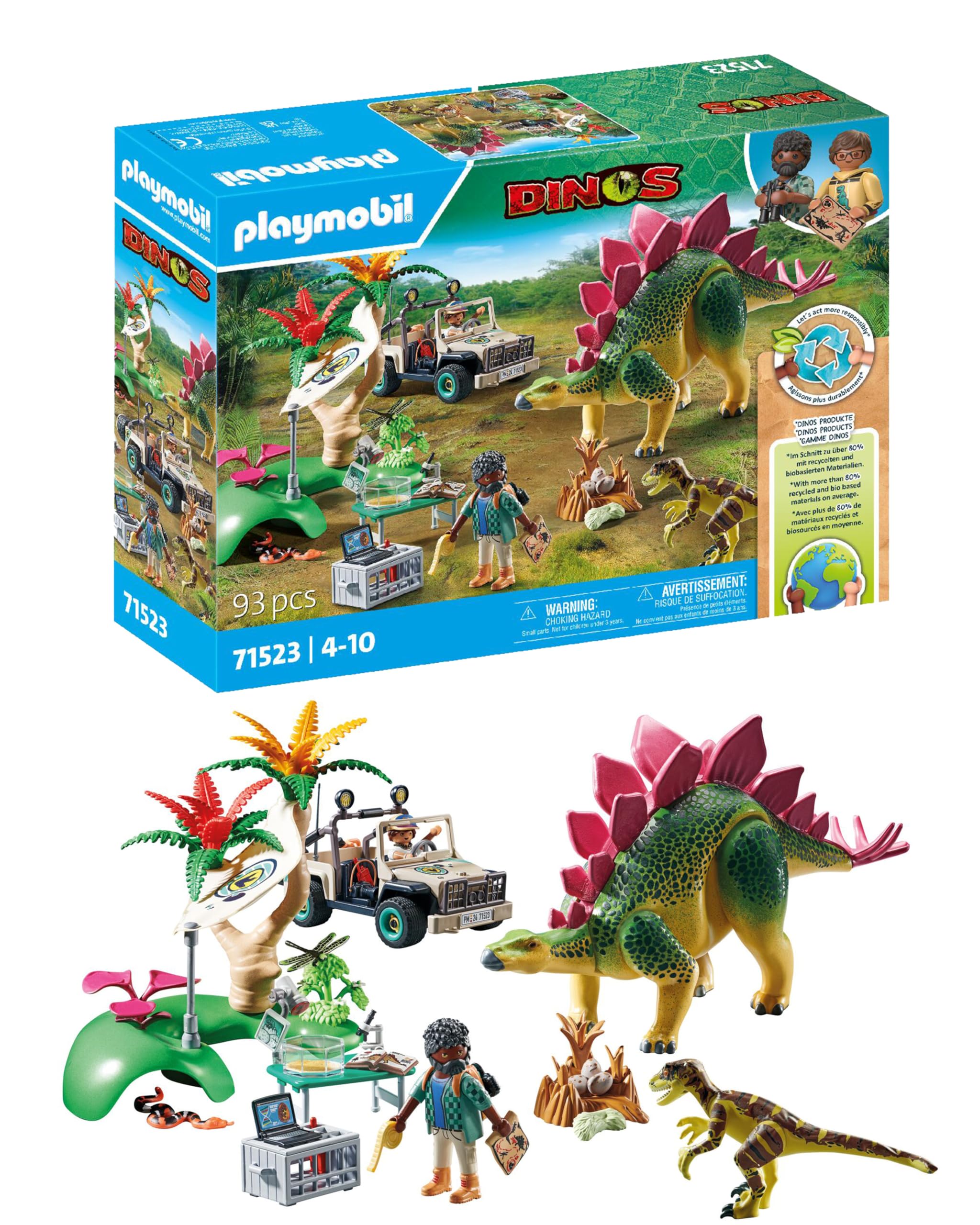 PLAYMOBIL Dinos 71820 playset spinosauro escavazione dinosauri