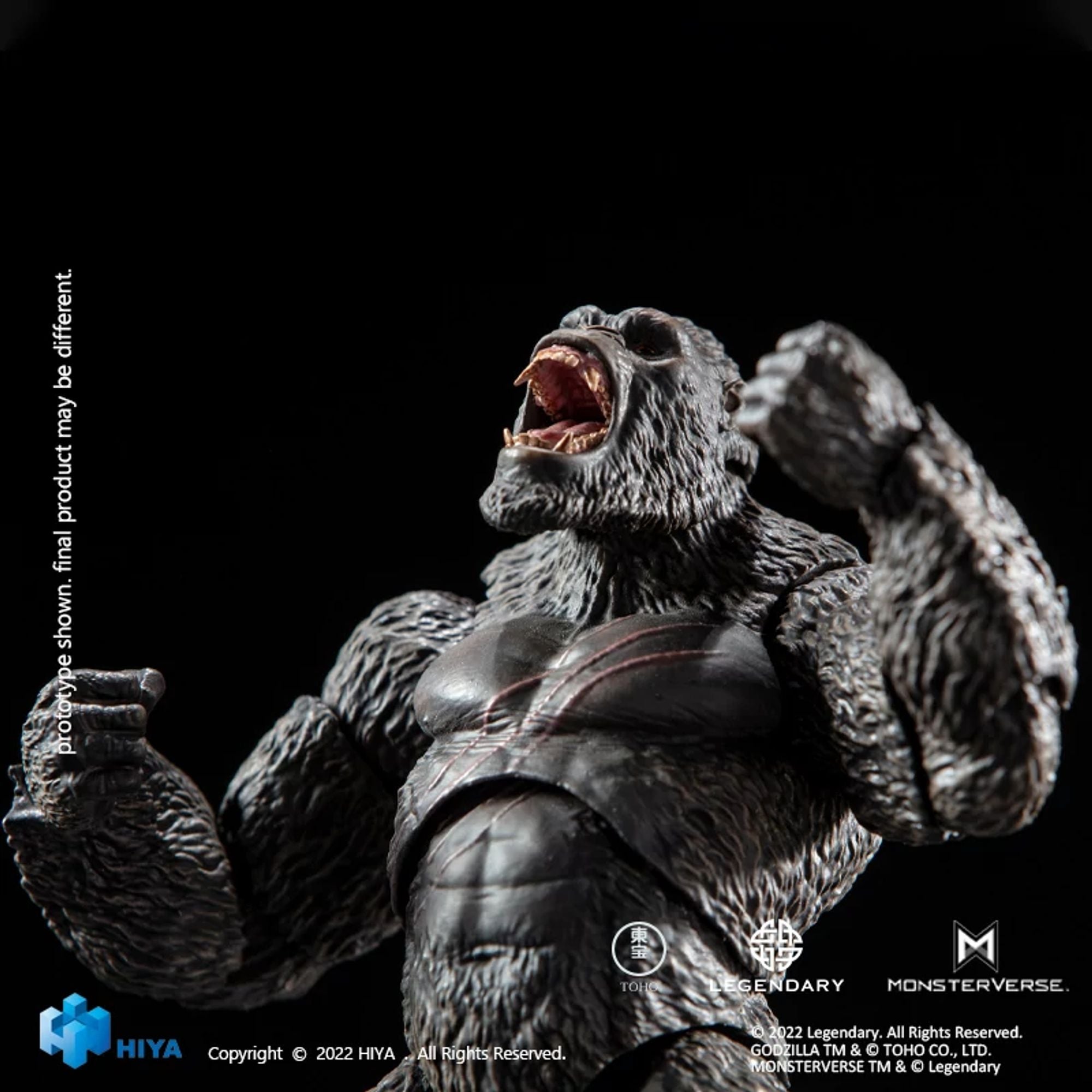 Hiya Toys Godzilla vs Kong Kong basic figure fantascienza