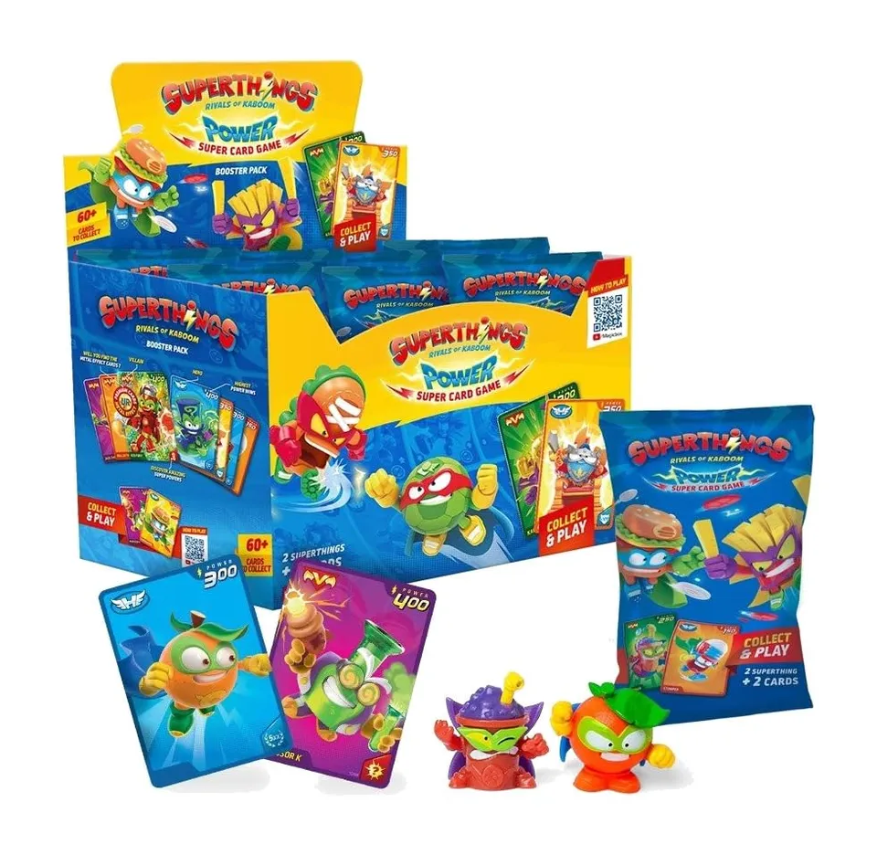 Superthings Power Super Card Game carte 20 buste two pack