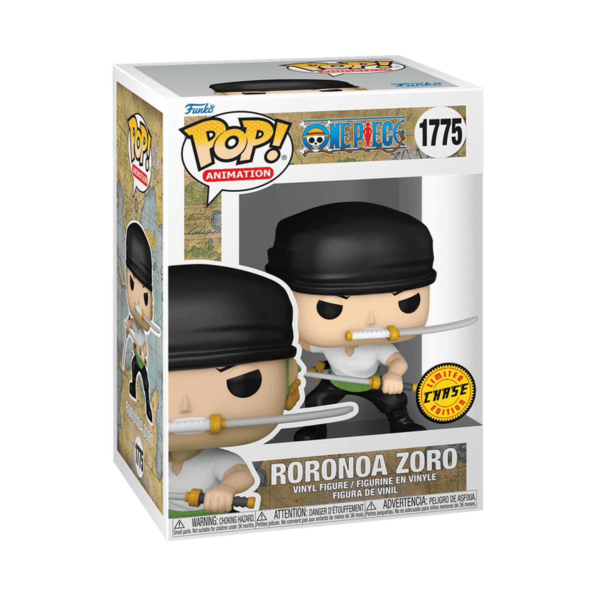 Funko Pop One Piece Zoro with Chase vinile anime