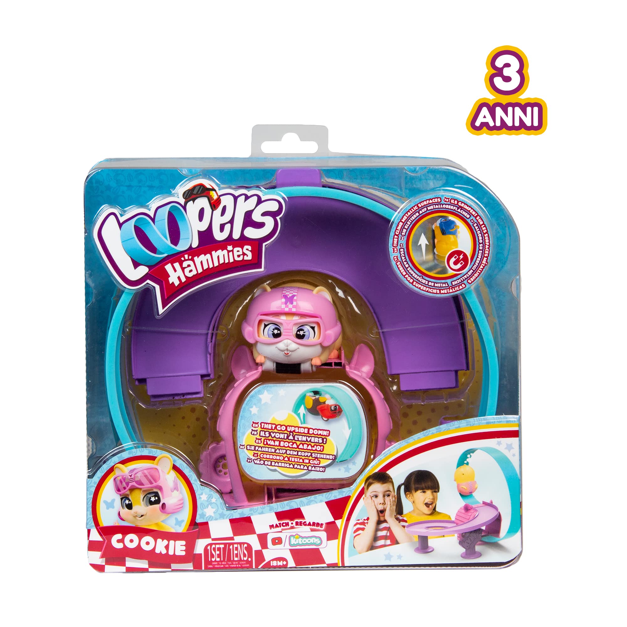 IMC Toys Loopers Hammies Cookie criceto interattivo magnetico