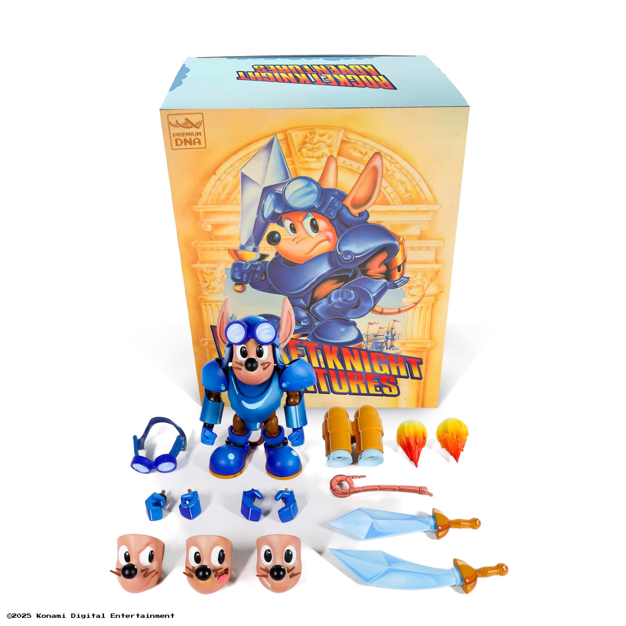 Premium DNA Rocket Knight Sparkster Signature 1/12 Action Figure