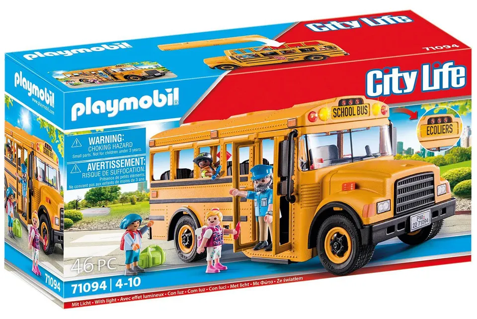 Playmobil City Life 71094 scuolabus US School Bus 46 pezzi