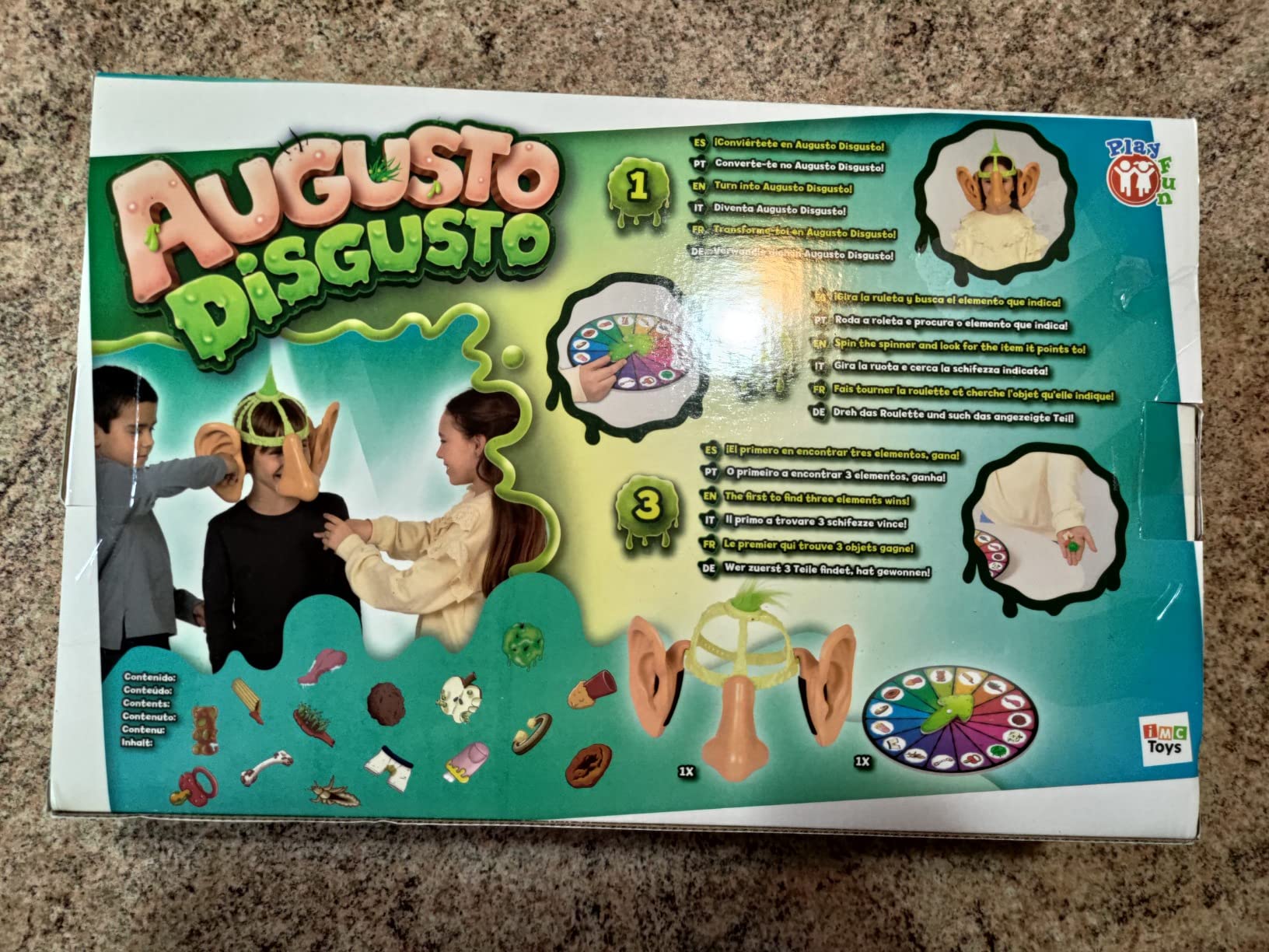 IMC Toys Play Fun Augusto Disgusto gioco da tavolo 6+ anni