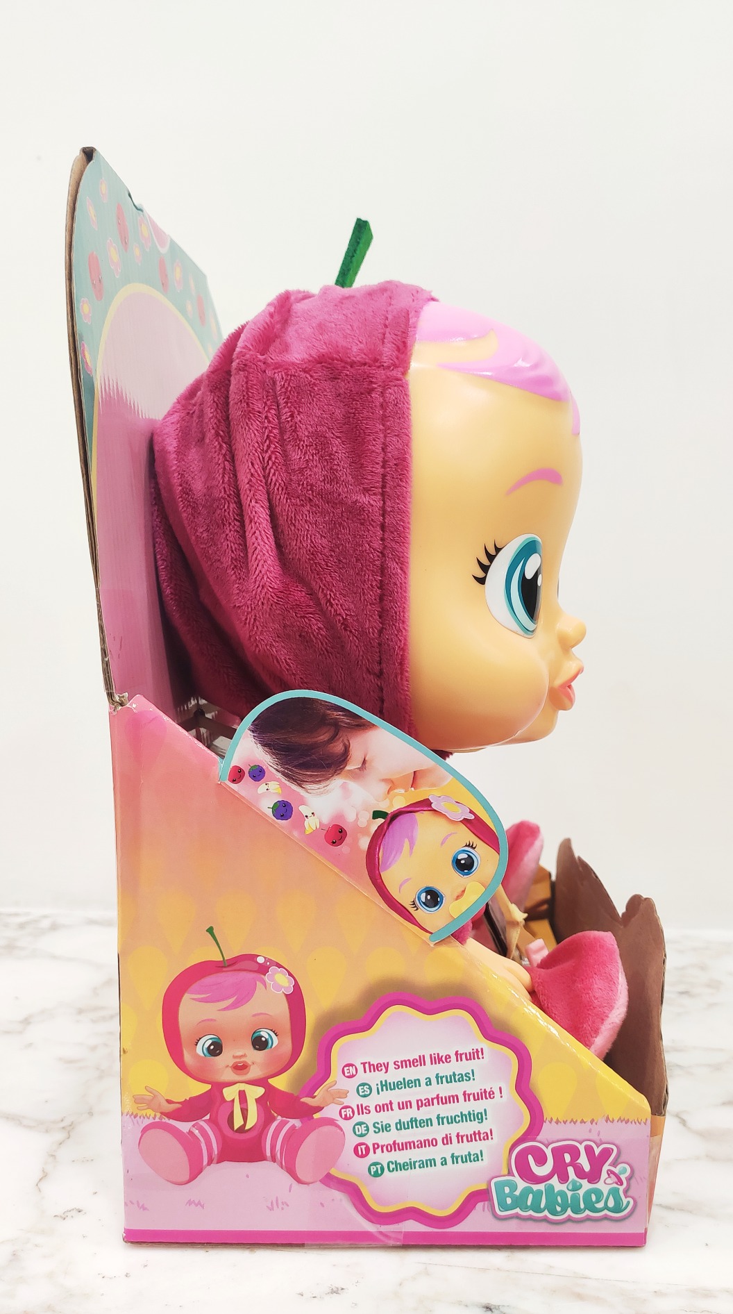 Cry Babies Tutti Frutti Claire bambola ciliegia 30 cm