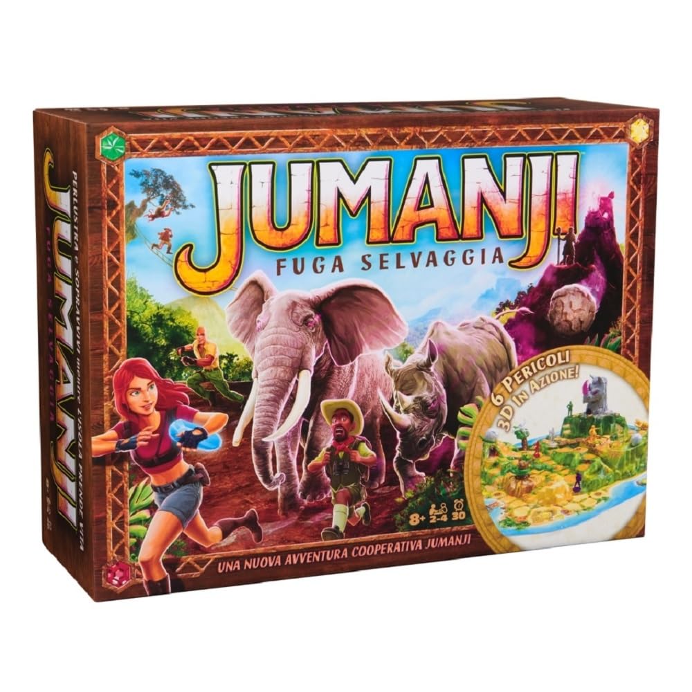 Spin Master Party Games Jumanji Edizione da Viaggio gioco da tavolo