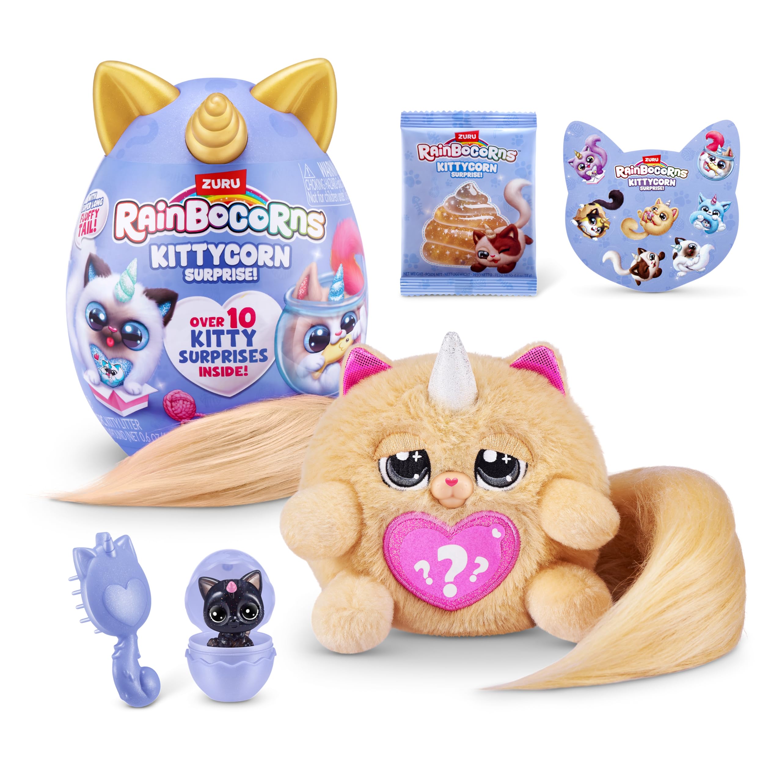 Rainbocorns Kittycorn Surprise Persian Lily peluche 21,5 cm