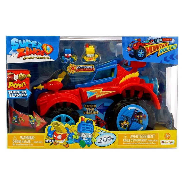 SUPERTHINGS Rivals Hero Truck playset Monster Roller 2 pezzi