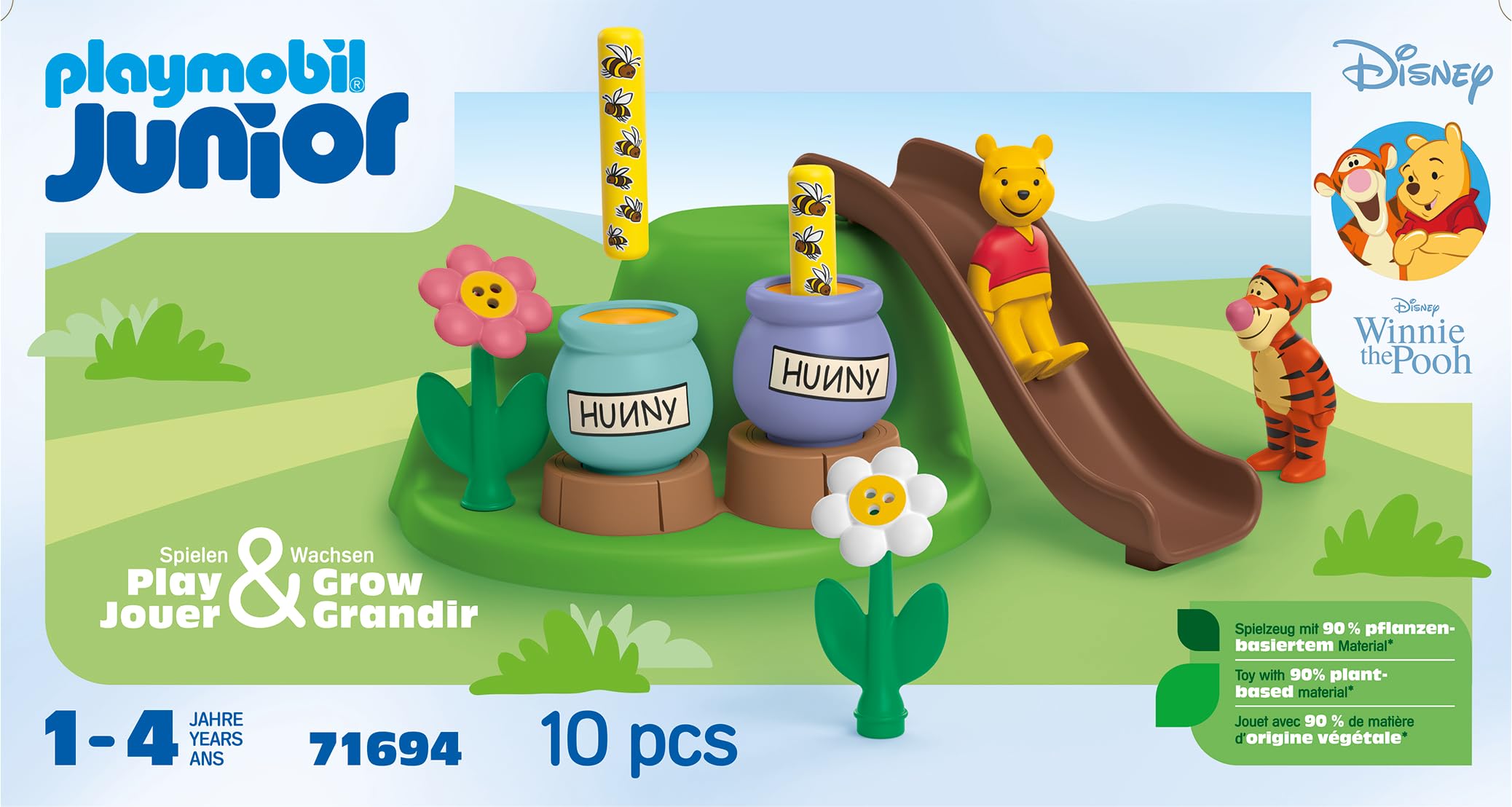 Playmobil Junior Disney 71694 giardino api Winnie Pooh Tigro 12 mesi