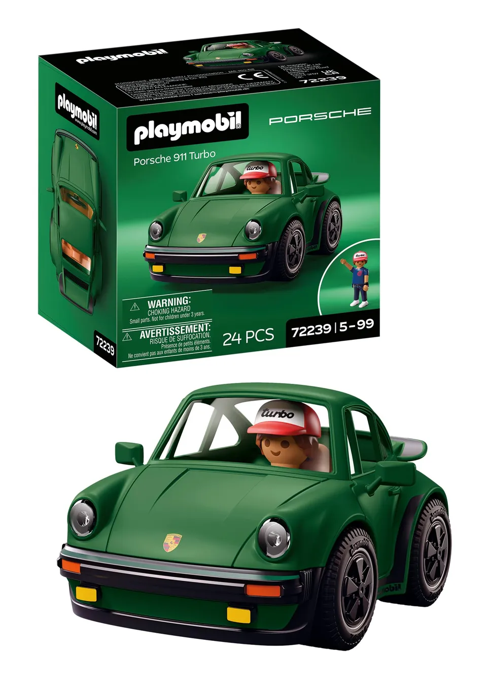 Playmobil Icon Cars Porsche 911 Turbo macchinina 72239 collezione