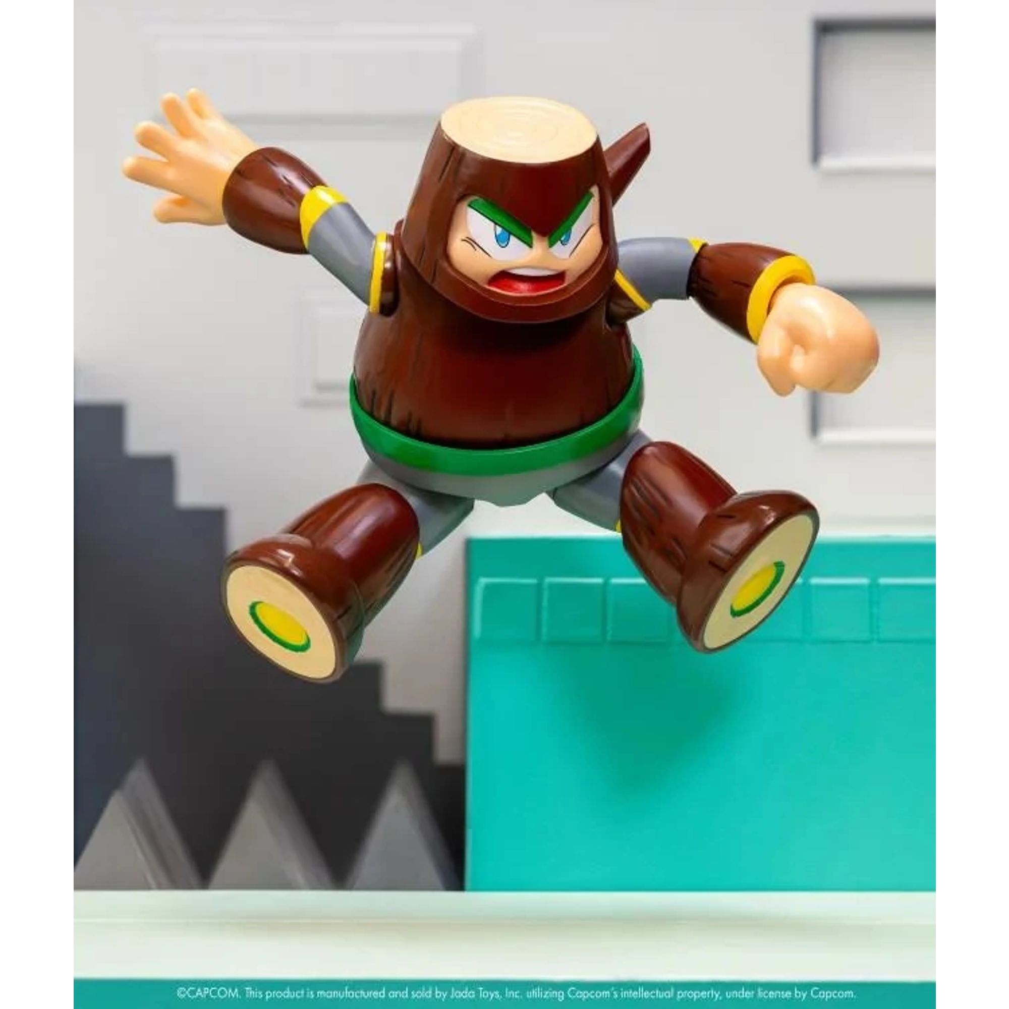 Jada Toys Mega Man Wood Man action figure scala 1/12
