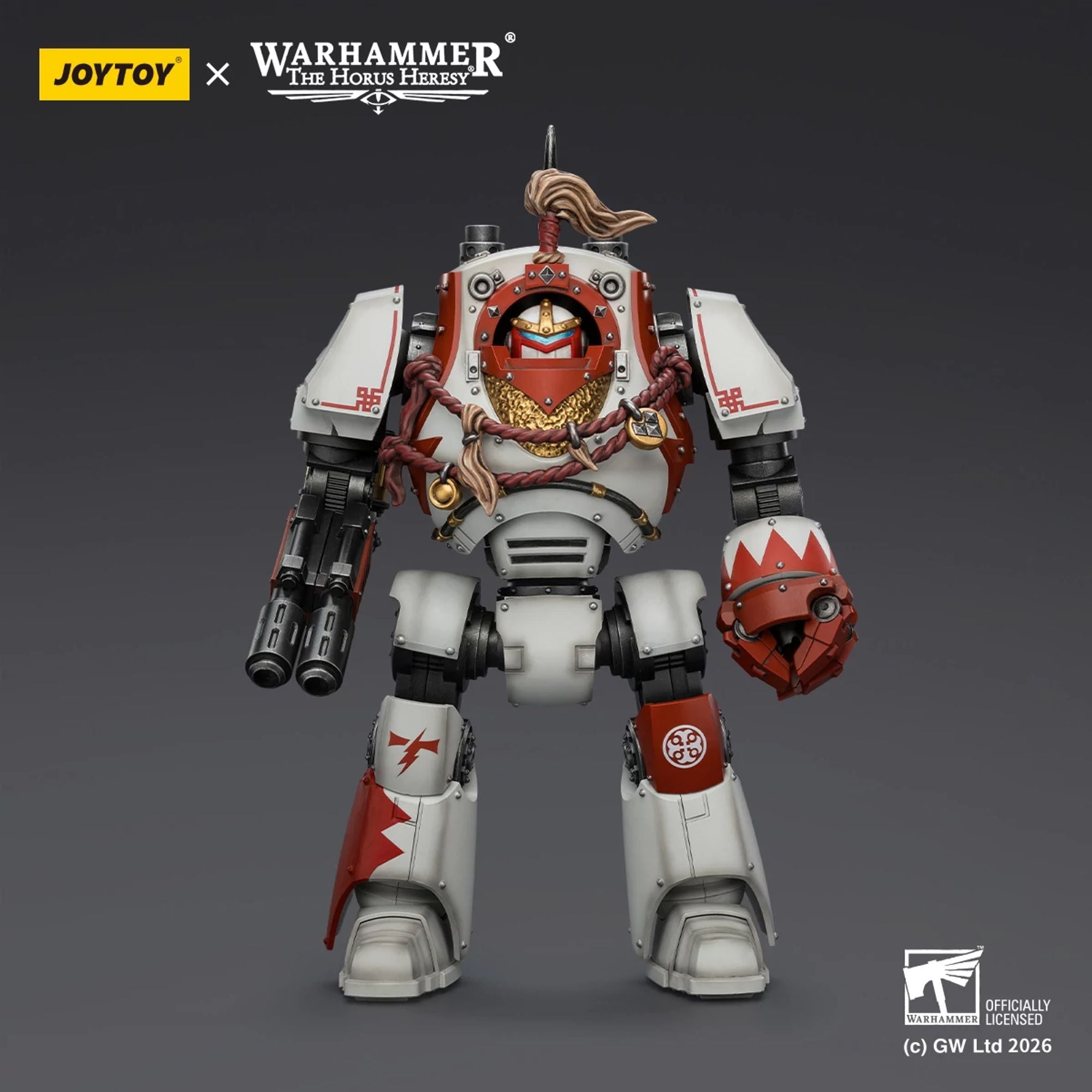 JoyToy White Scars Dreadnought Contemptor action figure 26cm