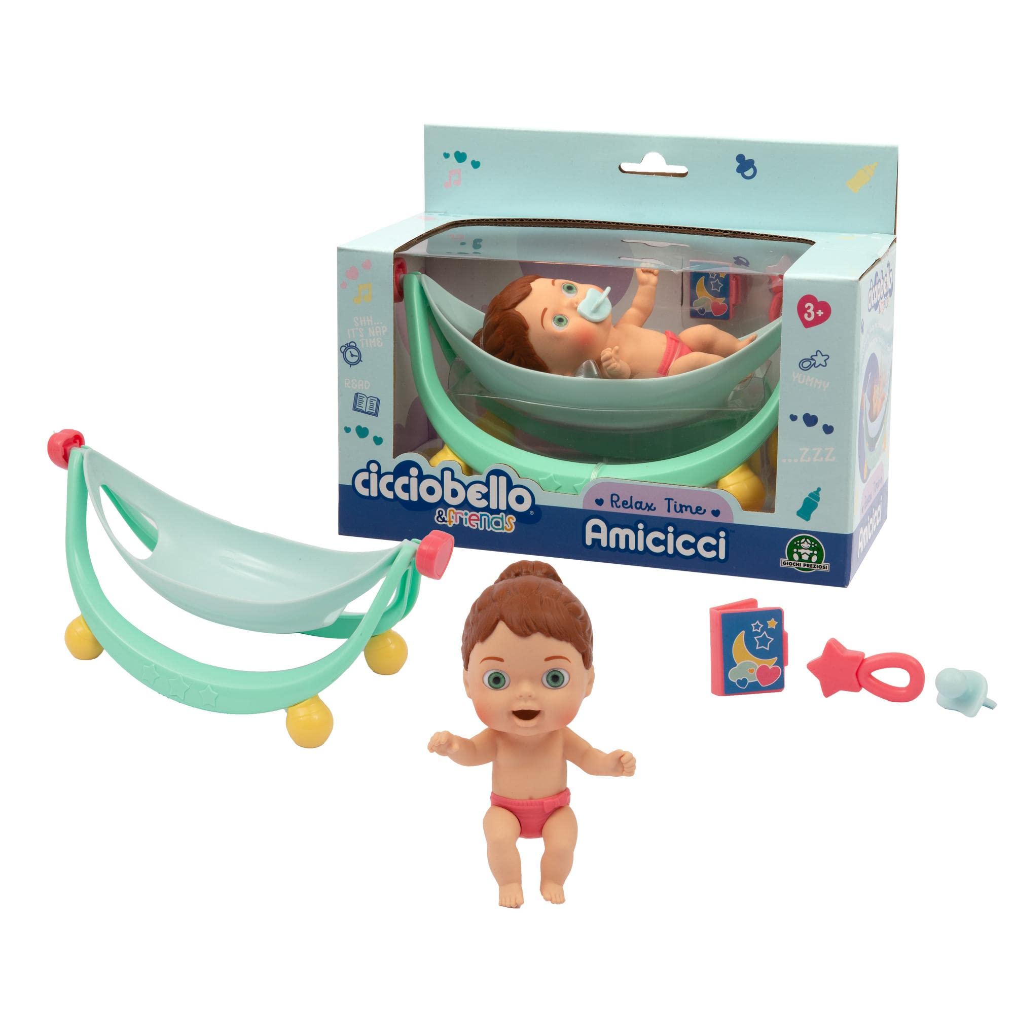 Cicciobello Amicicci Relax Time playset culla con accessori