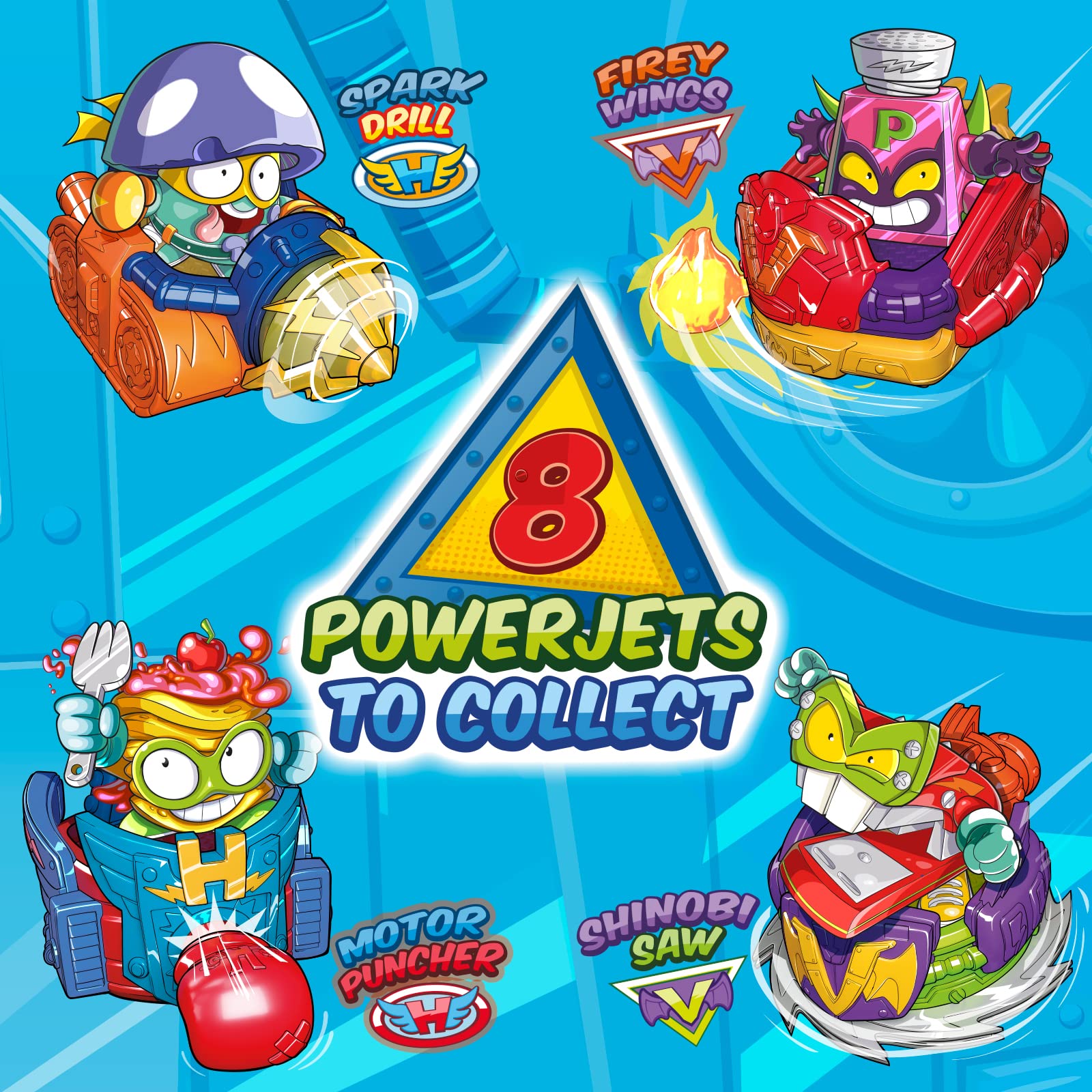 SUPERTHINGS Power Machines PowerJet veicoli collezione SuperThing