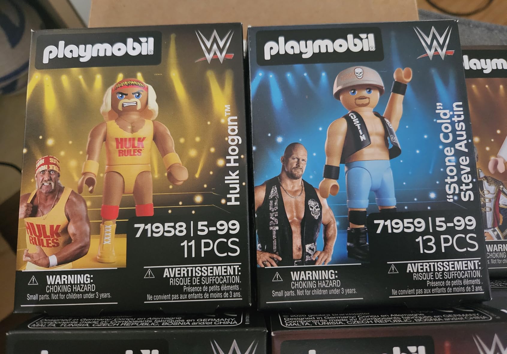 PLAYMOBIL WWE 210527 personaggi wrestling 7 superstar