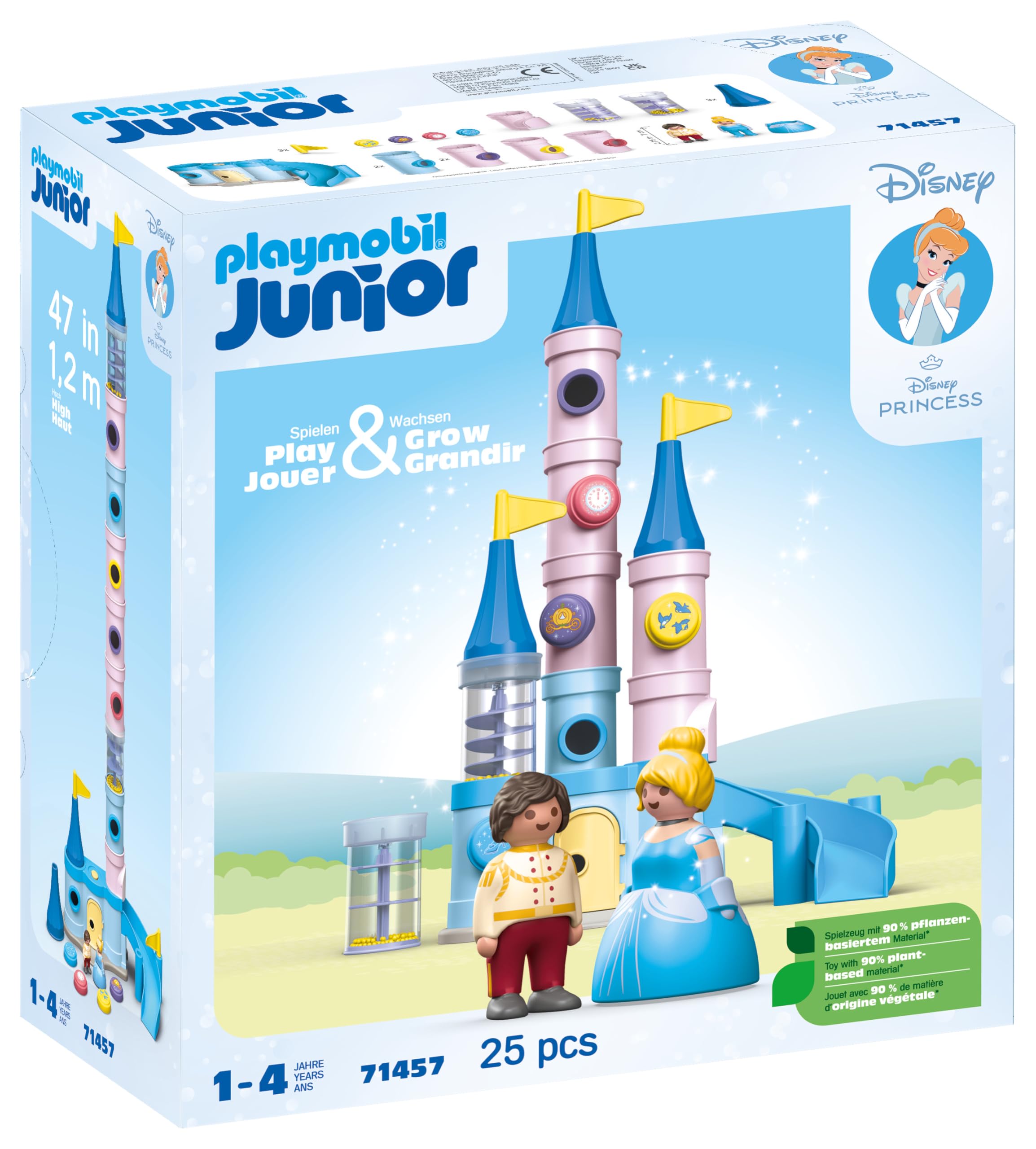 Playmobil Junior 71457 Castello di Cenerentola playset 25 pezzi