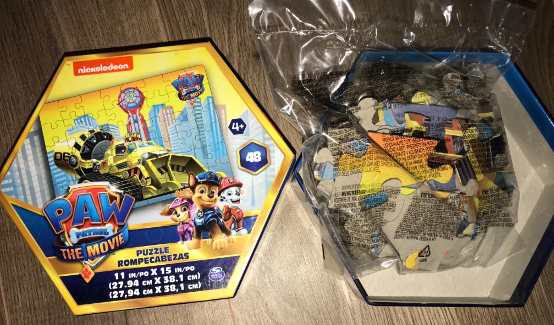 Spin Master Paw Patrol Puzzle 48 Pezzi Super Film 4+ Anni