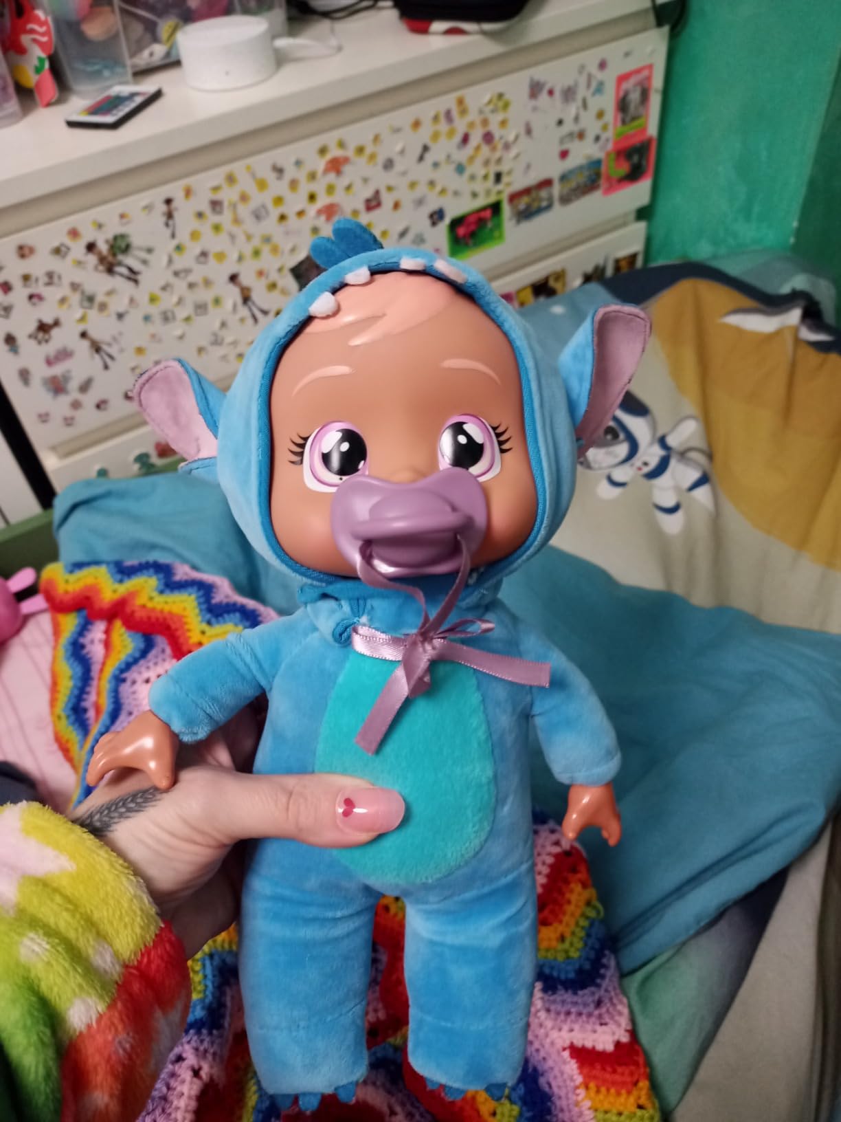 Cry Babies Tiny Cuddles Stitch Peluche 25 cm