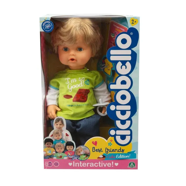 Cicciobello Classic Best Friends bambola 42 cm maglietta verde che piange