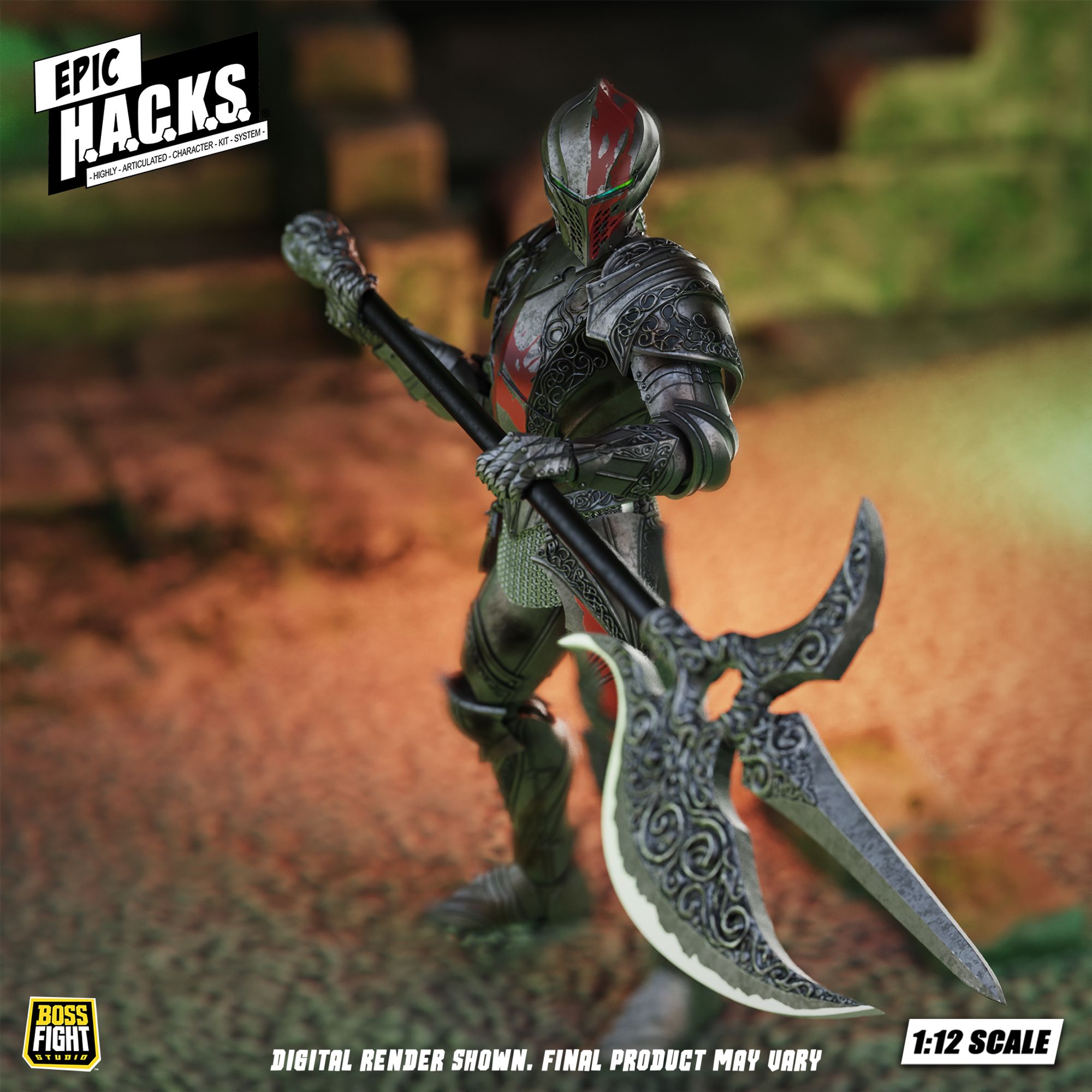 Boss Fight Studio Epic Hacks Dire Knight action figure