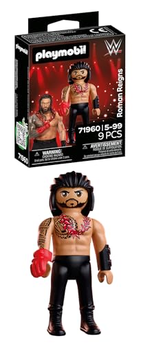Playmobil WWE Roman Reigns 71960 Figura con Base
