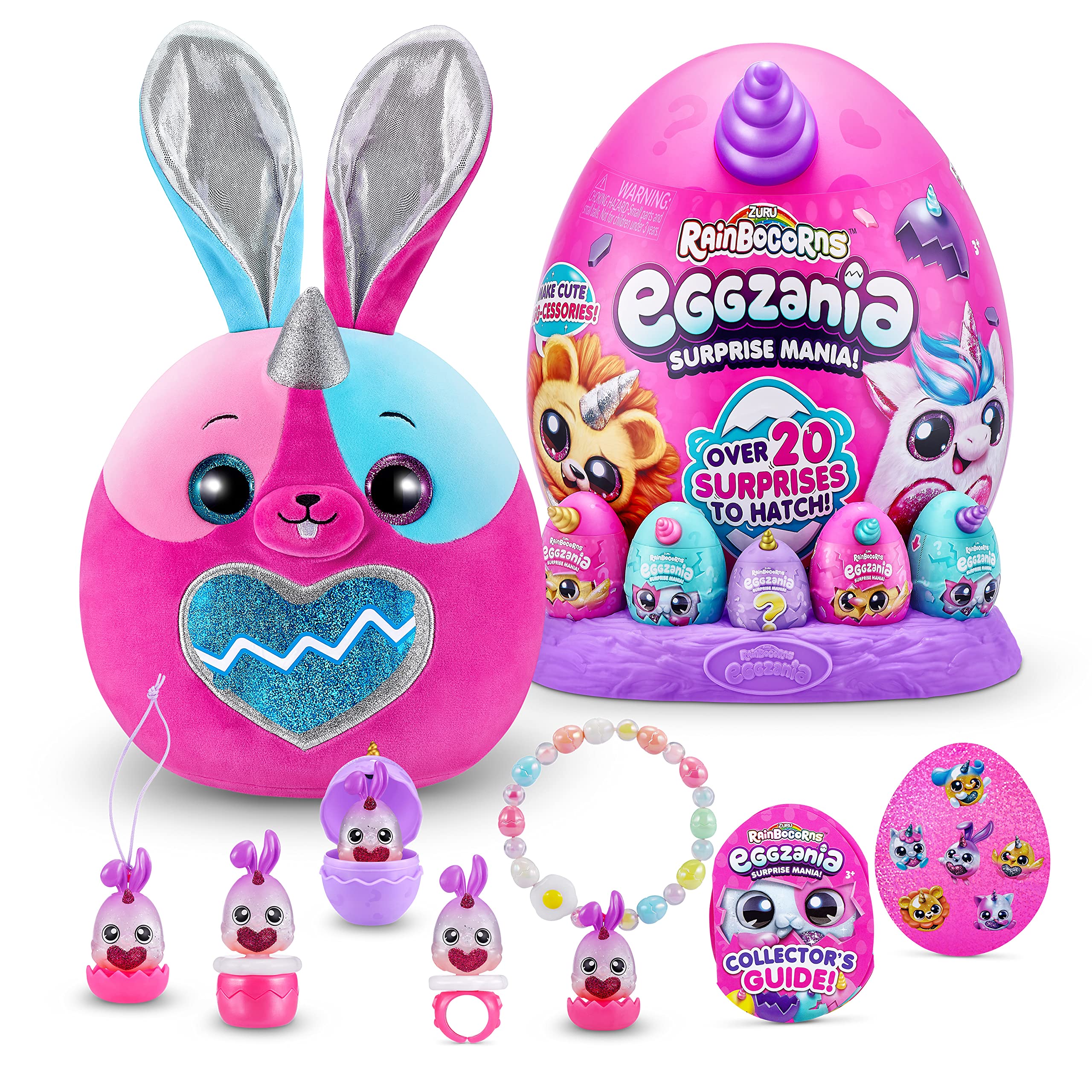 Rainbocorns Eggzania Surprise Mania Peluche Sorpresa Uovo
