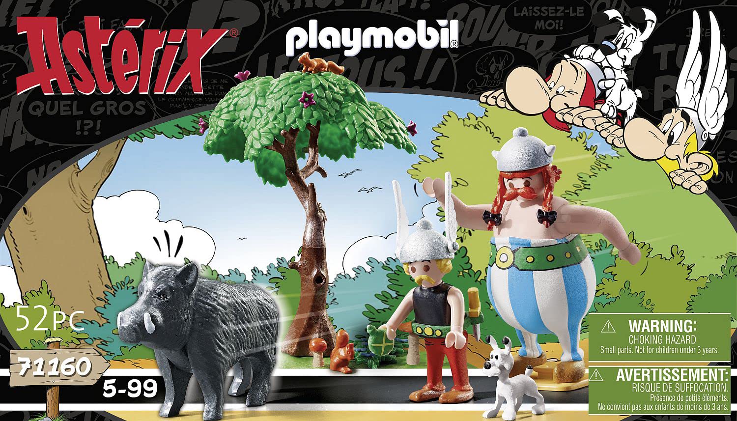 Playmobil Asterix 71160 playset Caccia al Cinghiale 52 pezzi