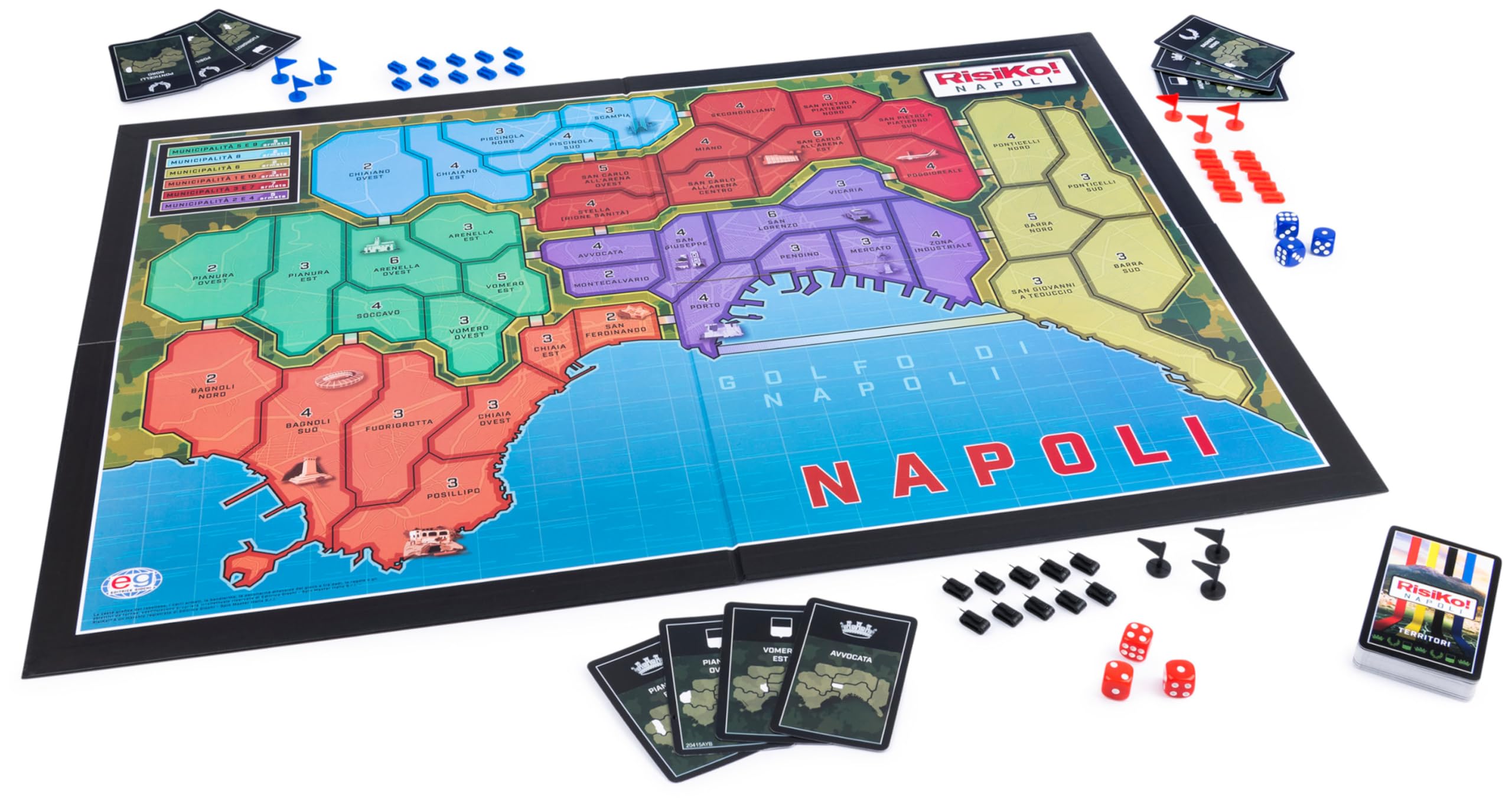 Spin Master RisiKo! Napoli Gioco da Tavolo Strategia 3-4 Giocatori