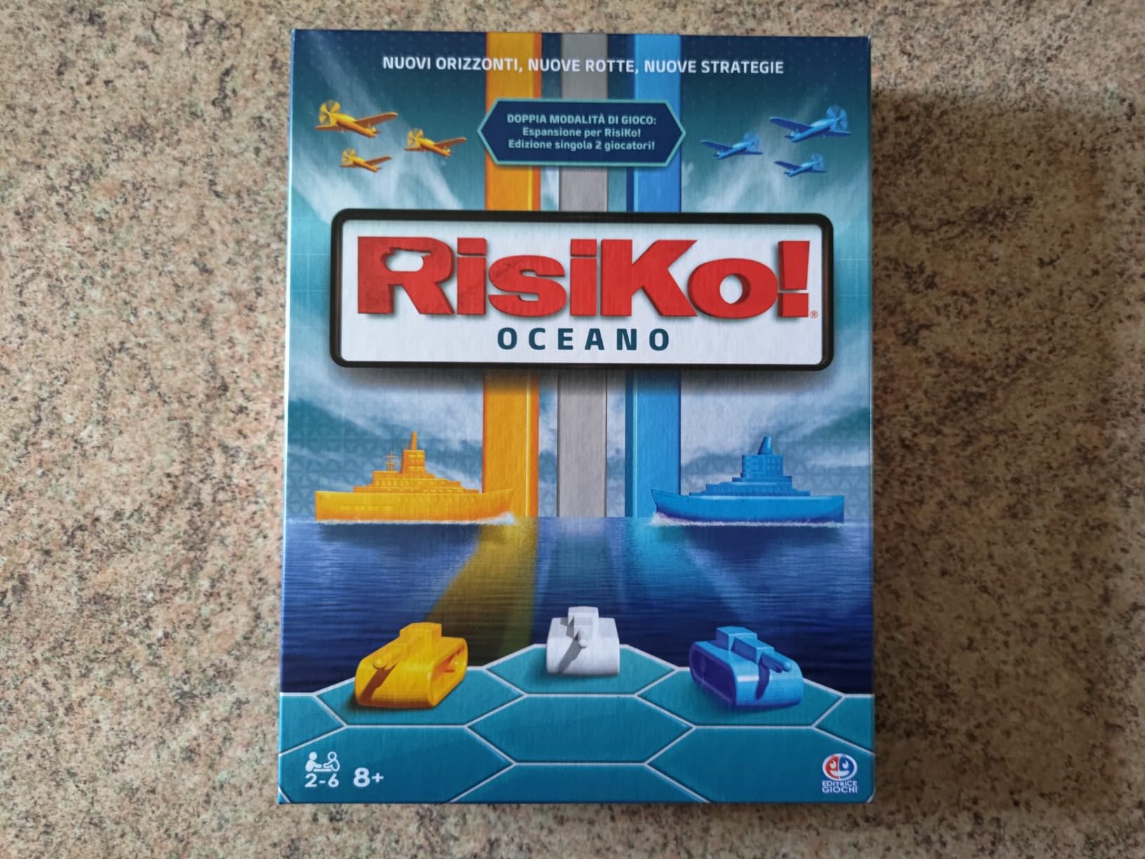 Risiko Oceano gioco da tavolo strategia 2 giocatori 8+