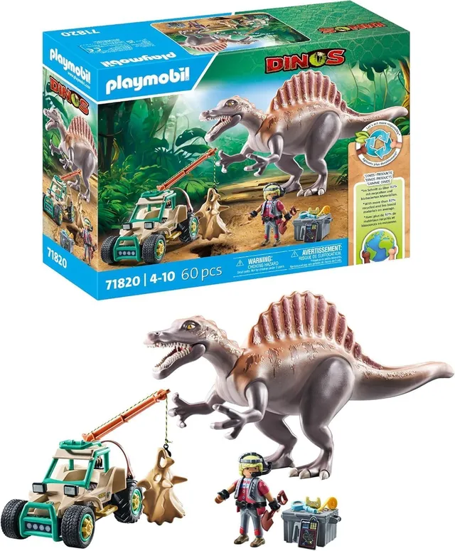 PLAYMOBIL Dinos 71820 playset spinosauro escavazione dinosauri