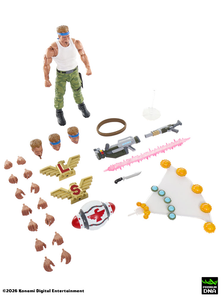 Premium DNA Contra Bill Rizer Lance Bean action figure 1/12 arcade