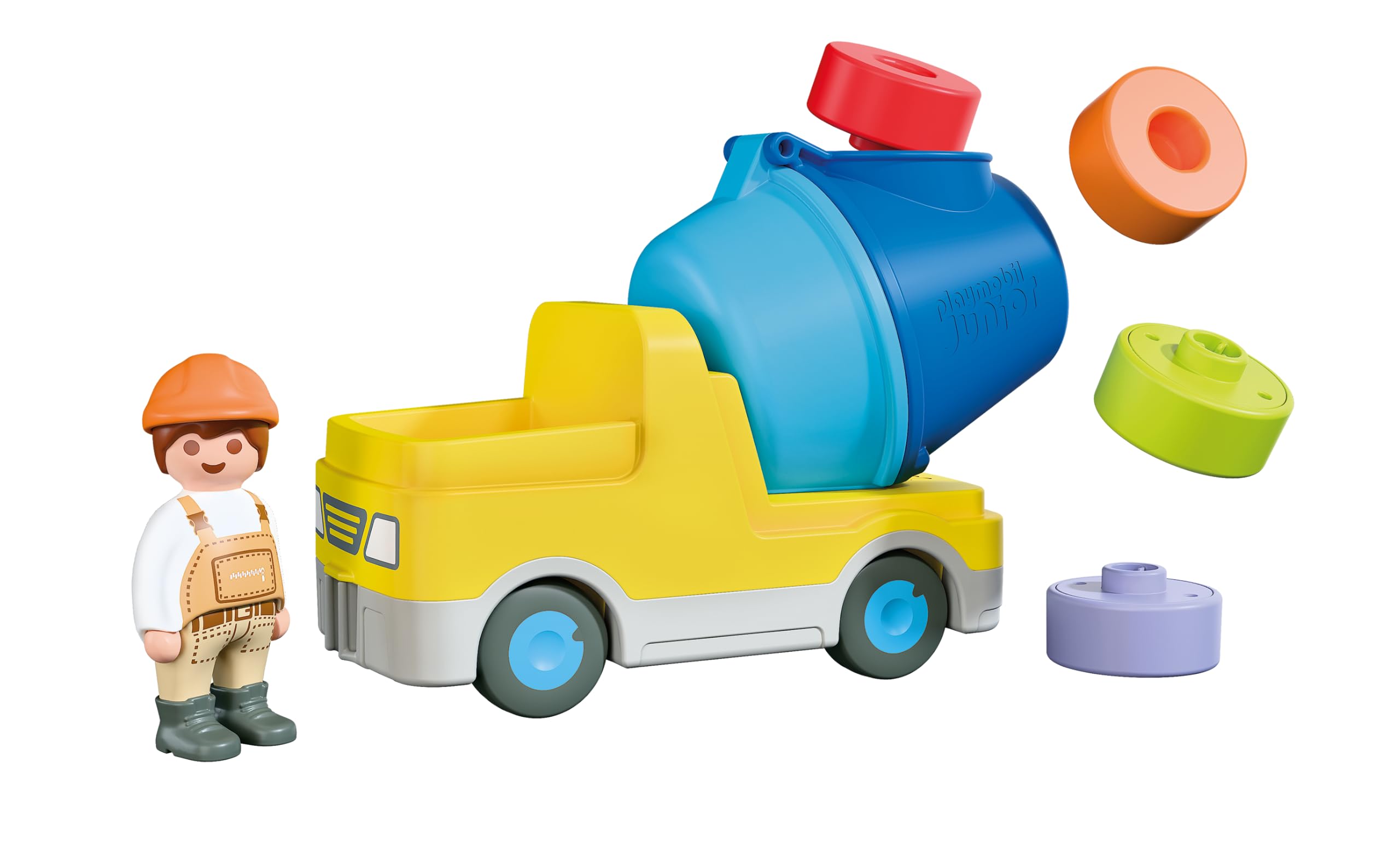 Playmobil Junior 72083 betoniera cantiere da 1 anno