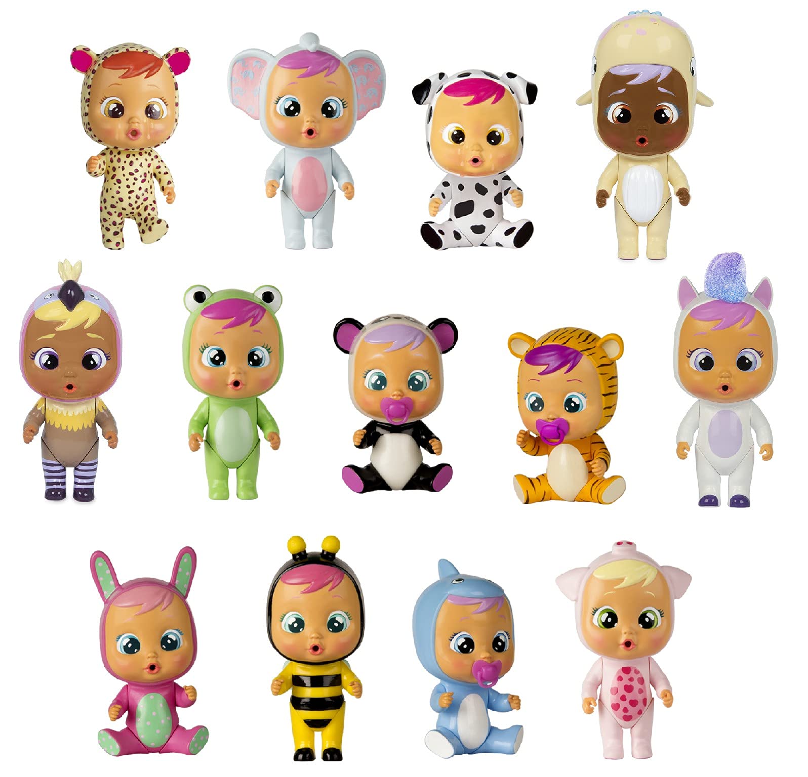 Cry Babies Magic Tears casetta biberon mini bambola 6 accessori