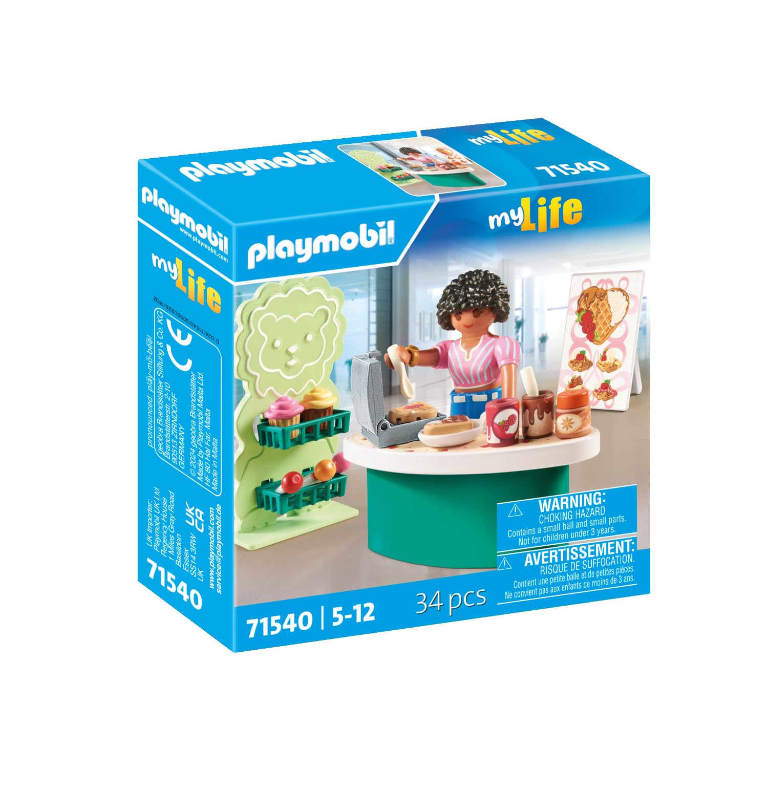 PLAYMOBIL myLife 71540 chiosco dei dolci playset 34 pezzi