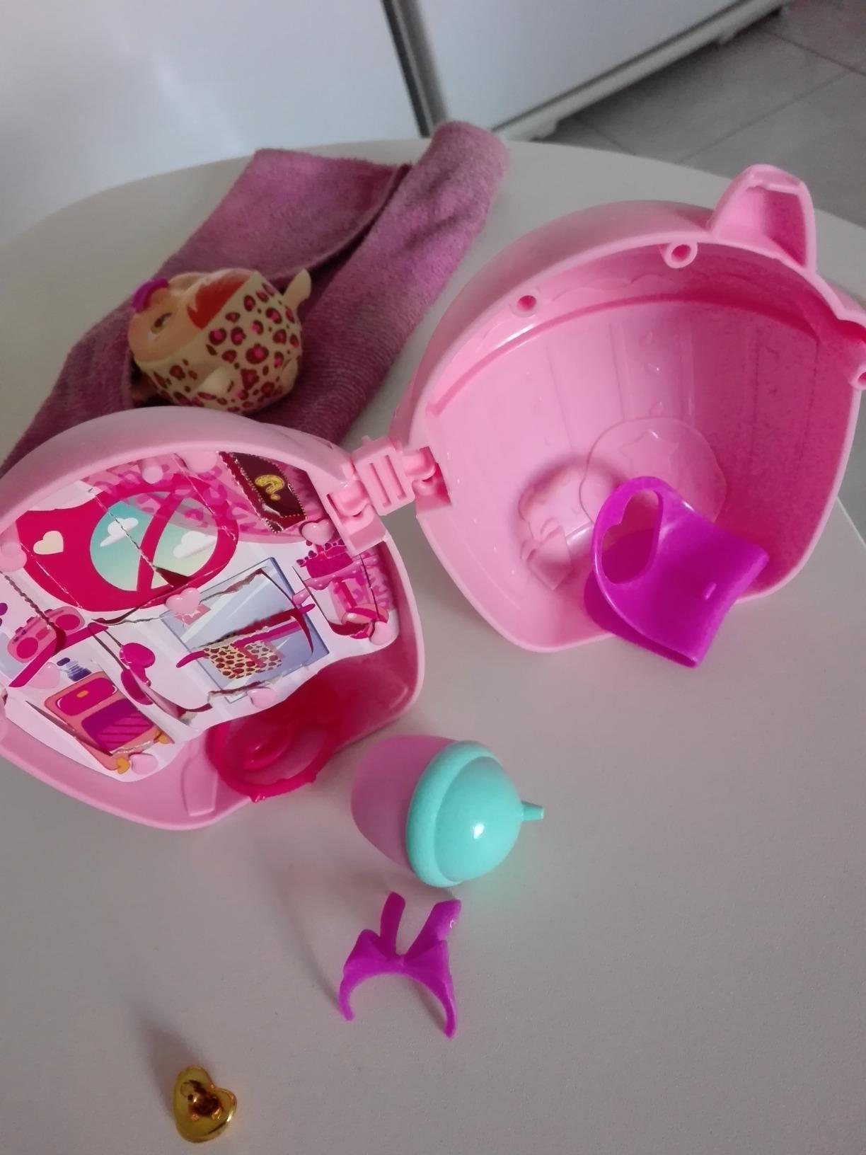 Cry Babies Magic Tears casetta biberon mini bambola 6 accessori
