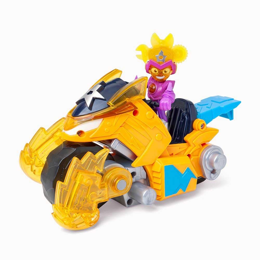 Superthings Guardians of Kazoom Moto Fighter Multy veicolo con figure