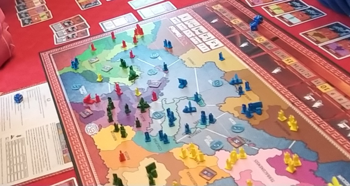 Spin Master SPQRisiKo gioco da tavolo Impero Romano 2-5 giocatori