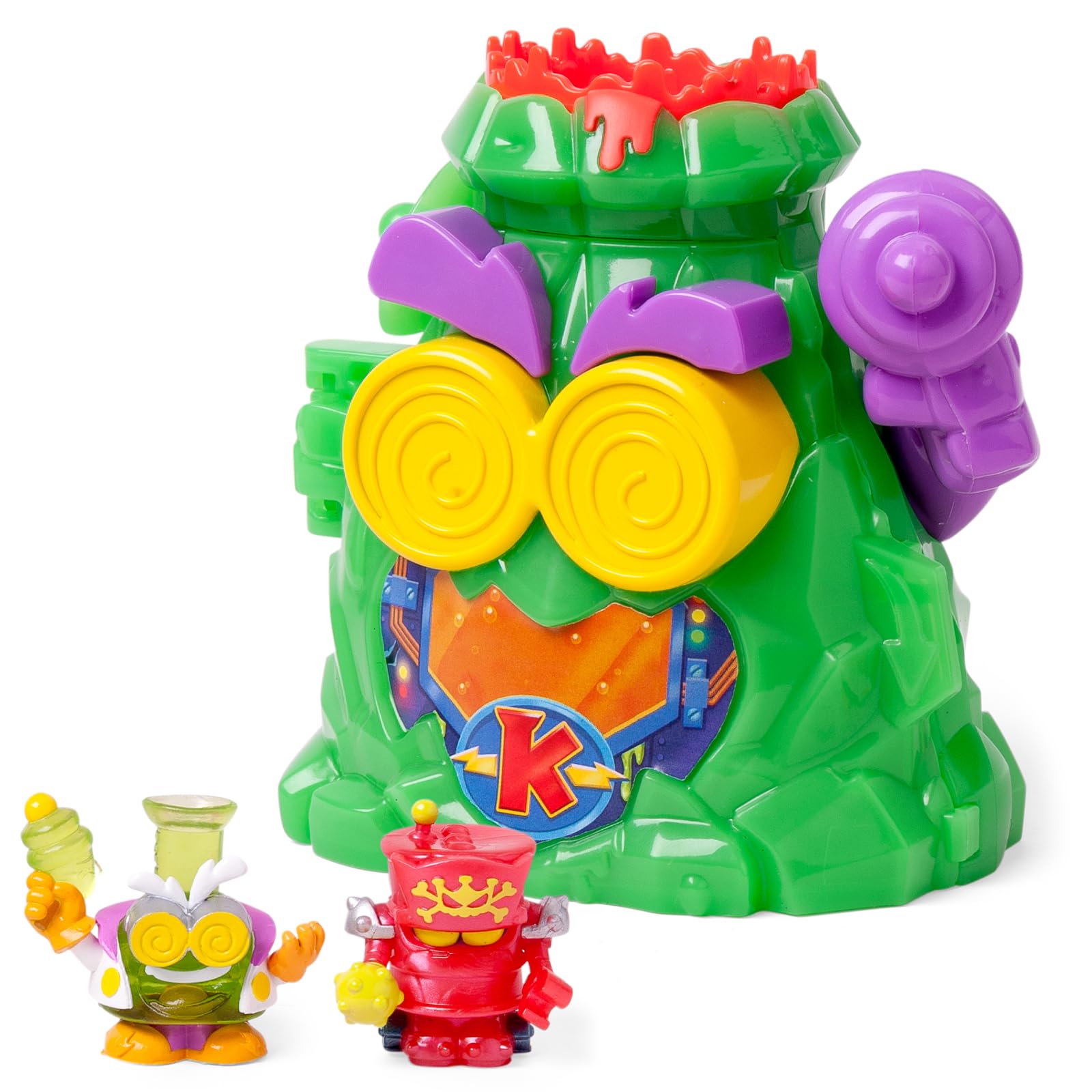 Superthings Kazoom Power Base Professor K playset vulcano