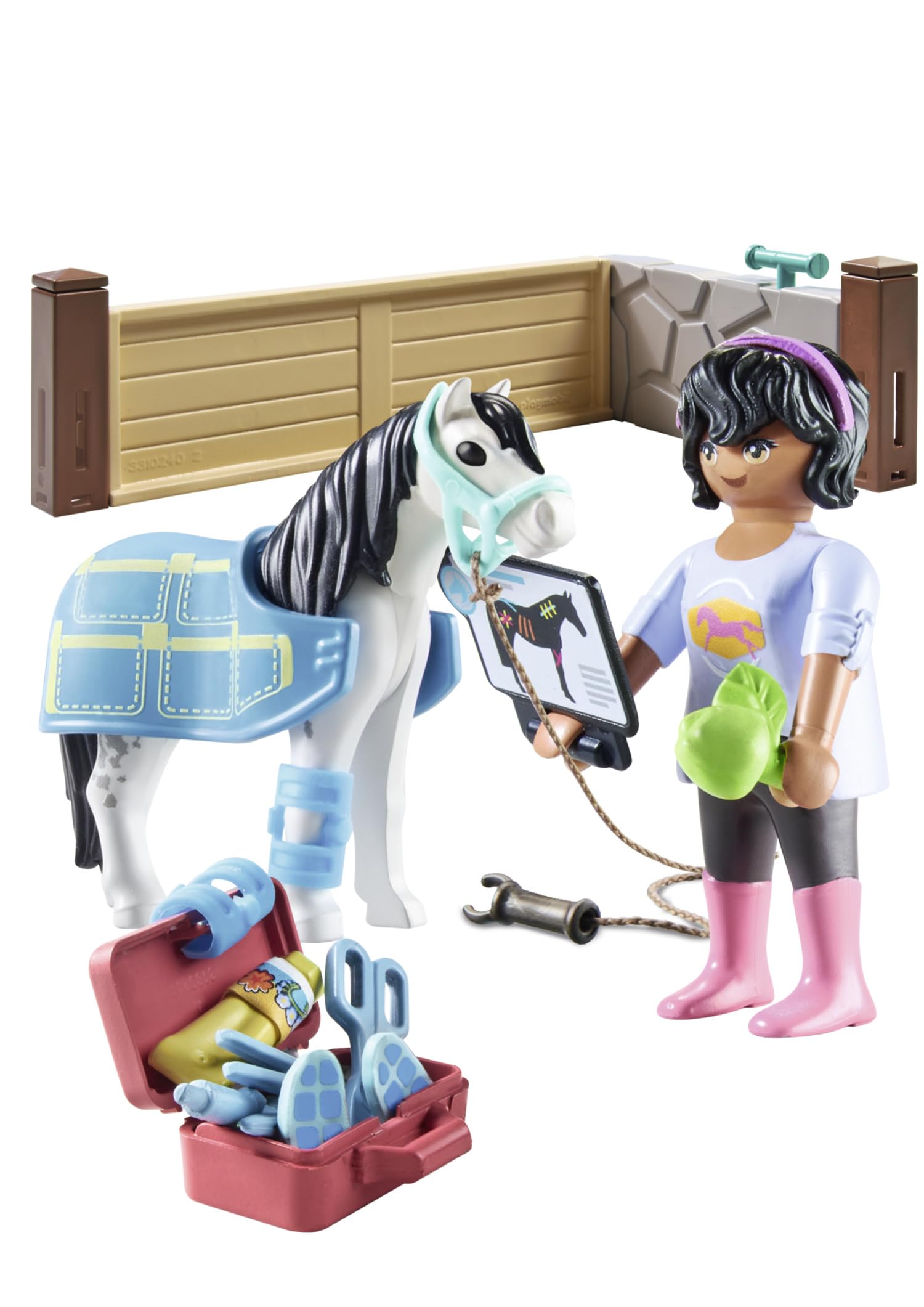 Playmobil Horses 71497 Veterinaria Cavalli playset 27 pezzi