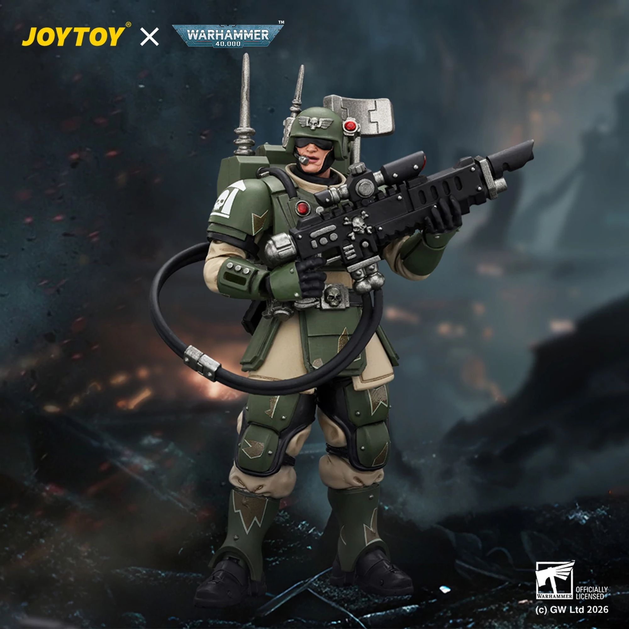 JoyToy Astra Militarum Kasrkin 3 action figure Warhammer