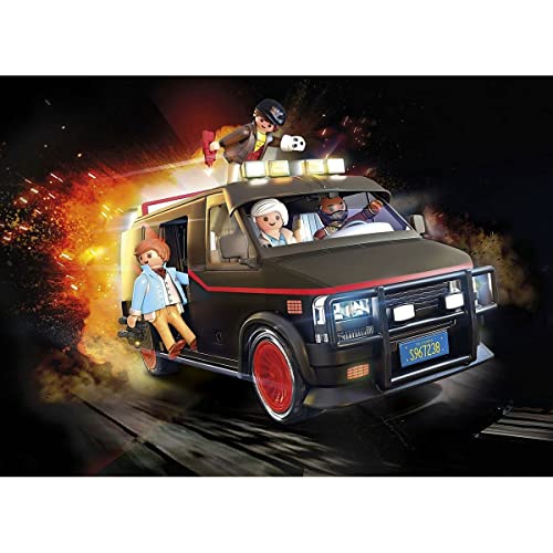 PLAYMOBIL The A-Team 70750 Van furgone 4 personaggi