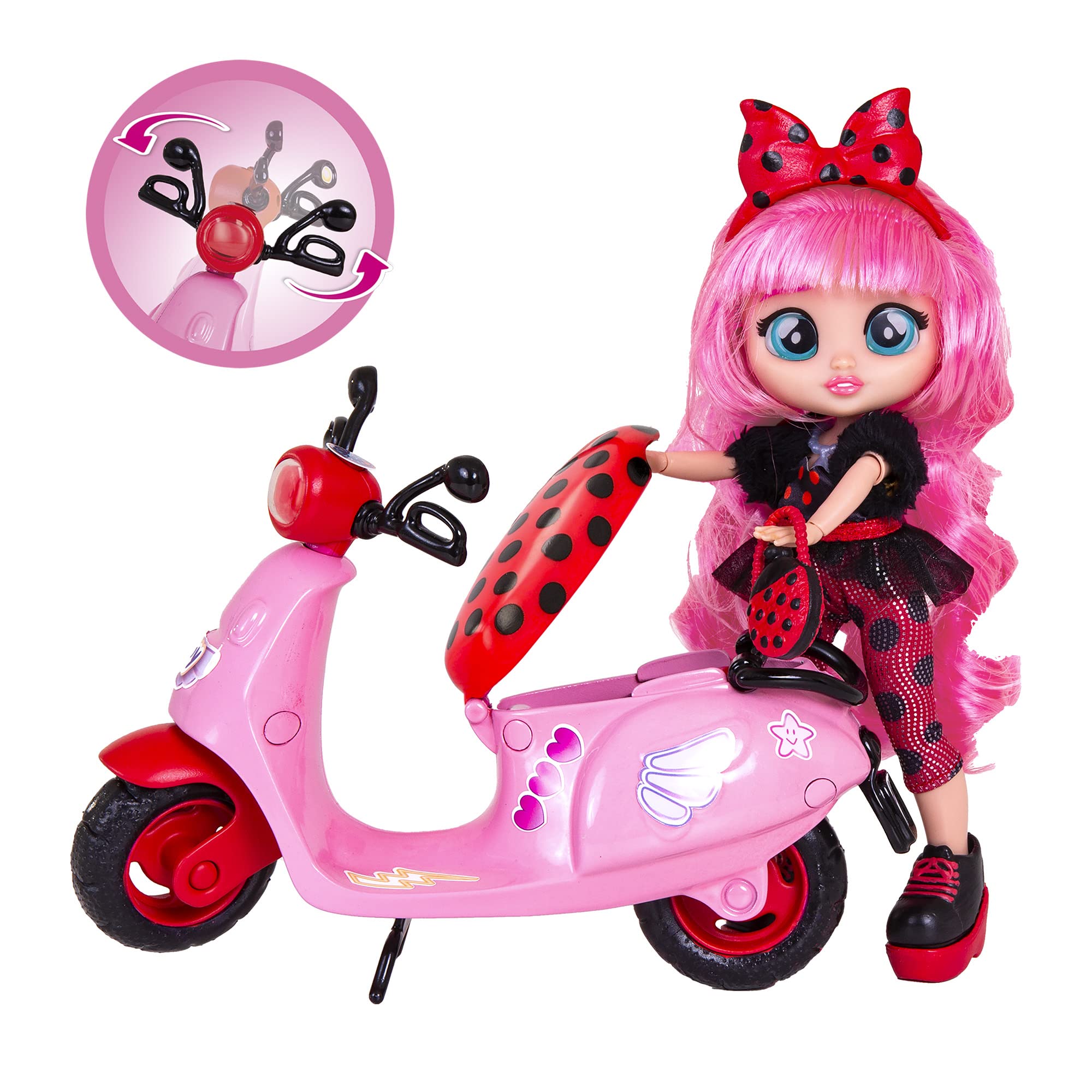 BFF by Cry Babies Lady bambola con scooter e 10 accessori