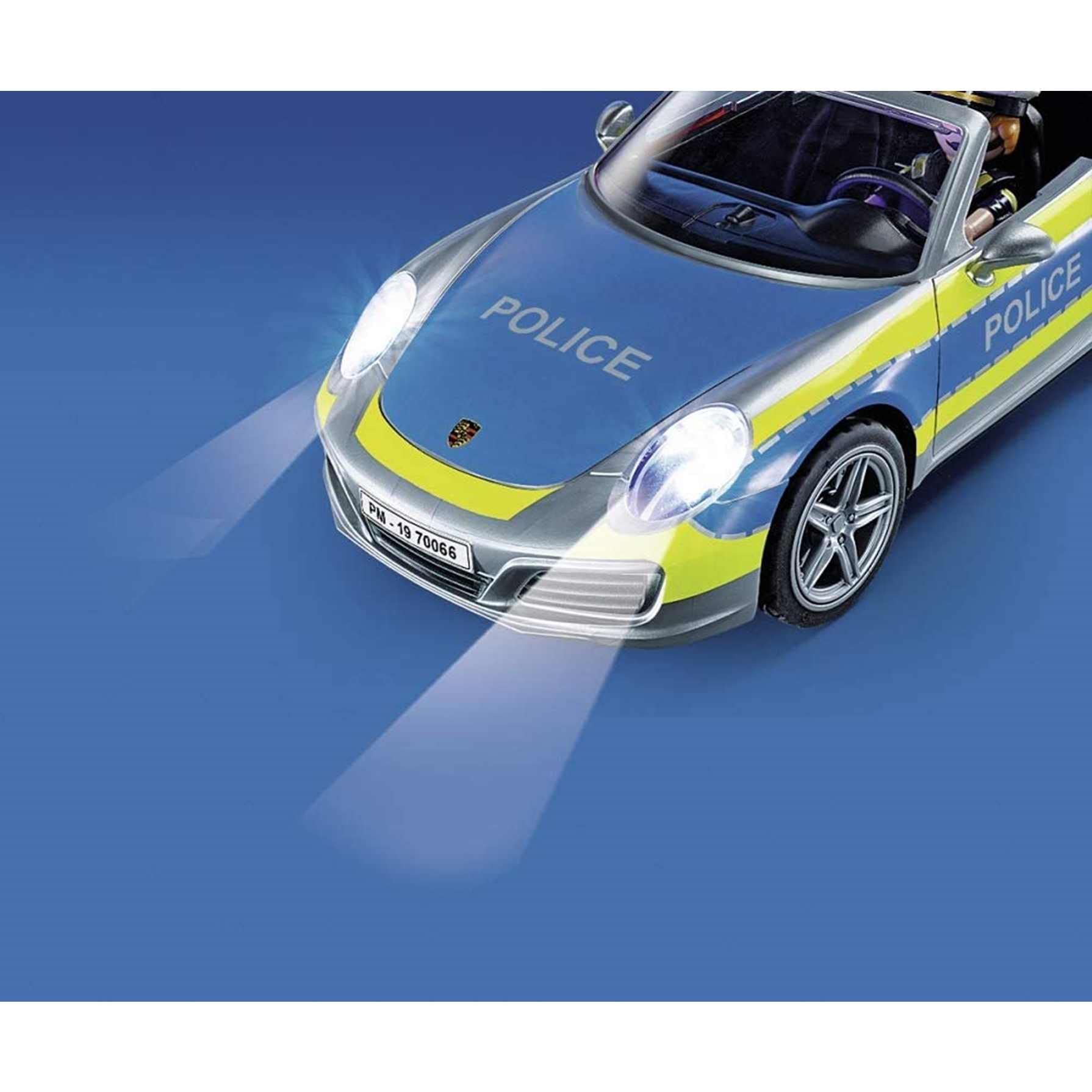 Playmobil 70066 Porsche 911 Carrera 4S Police con luci