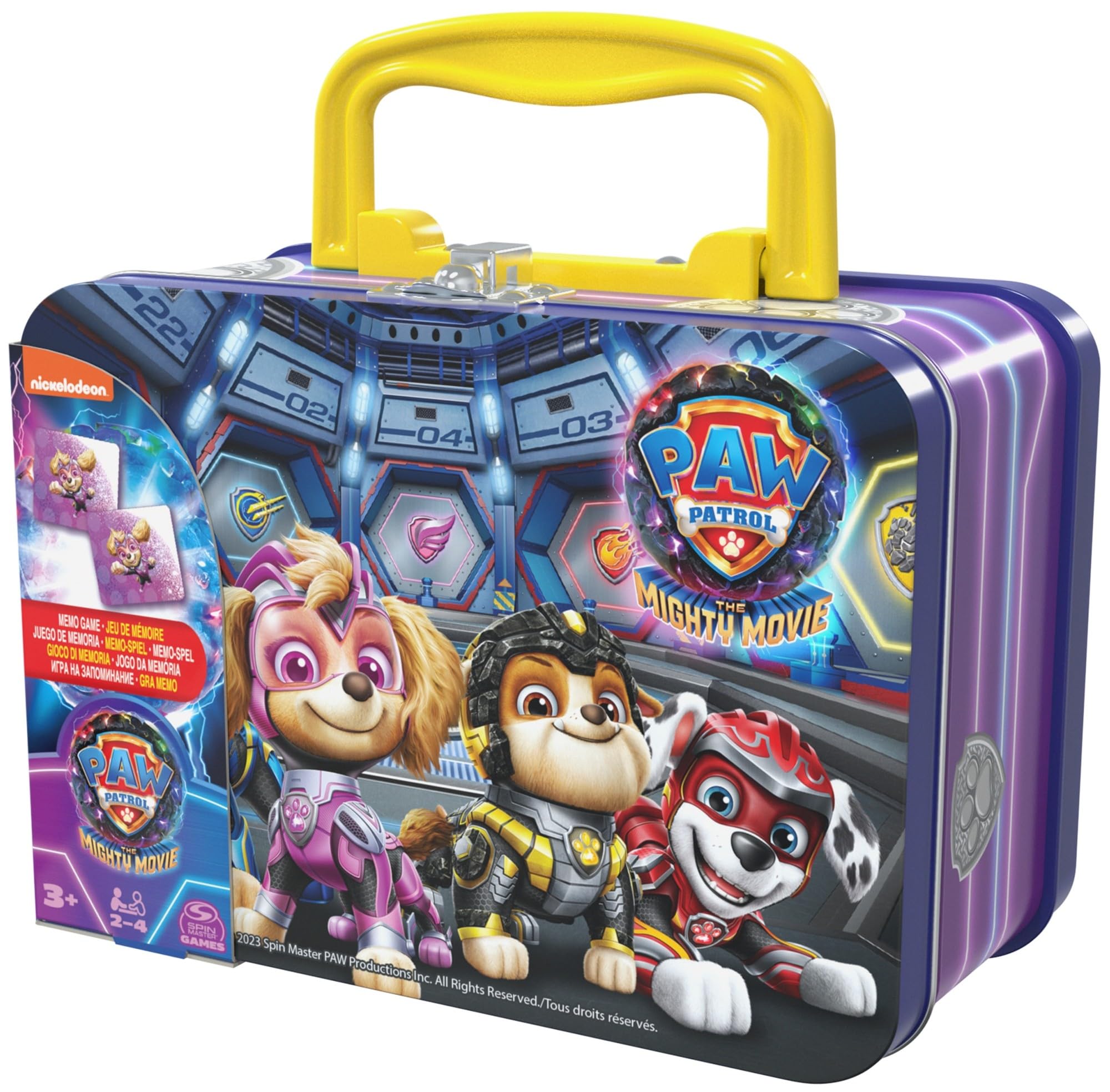 Spin Master Kids Games Paw Movie 2 memory mini tin