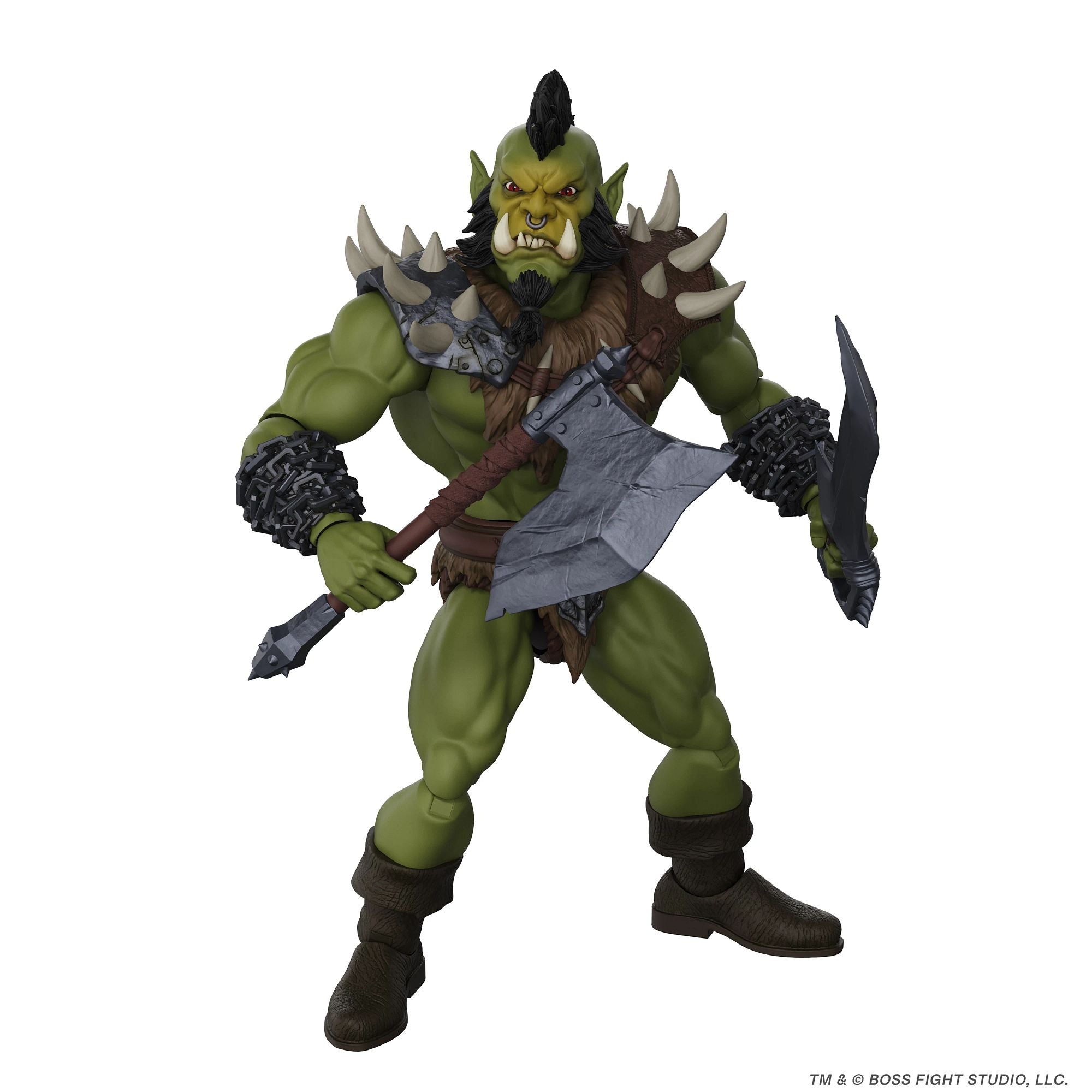 Boss Fight Studio Orc Warrior Chieftain action figure fantasy